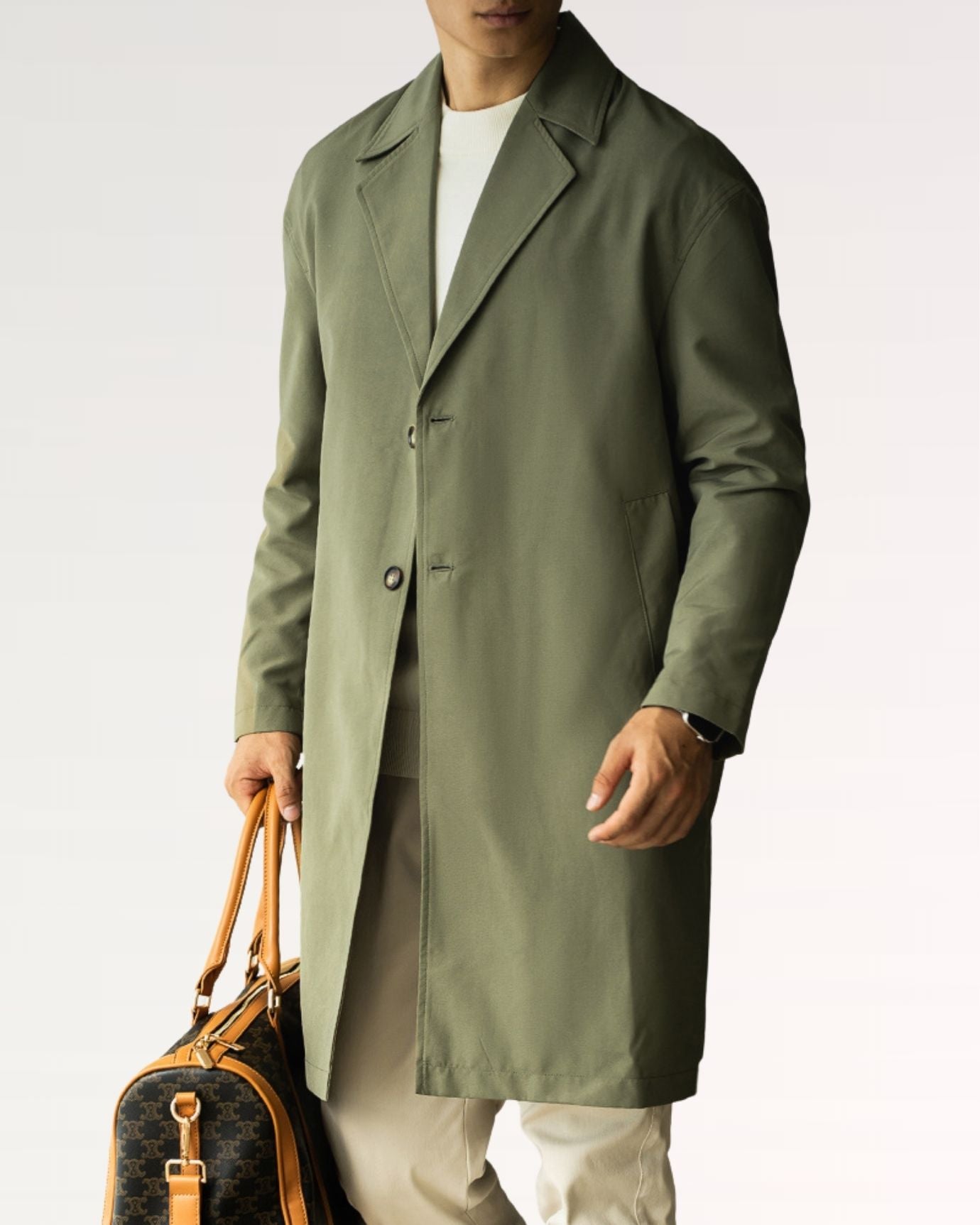 Model wearing Lightweight Windproof Jacket styled for outdoor and active wear