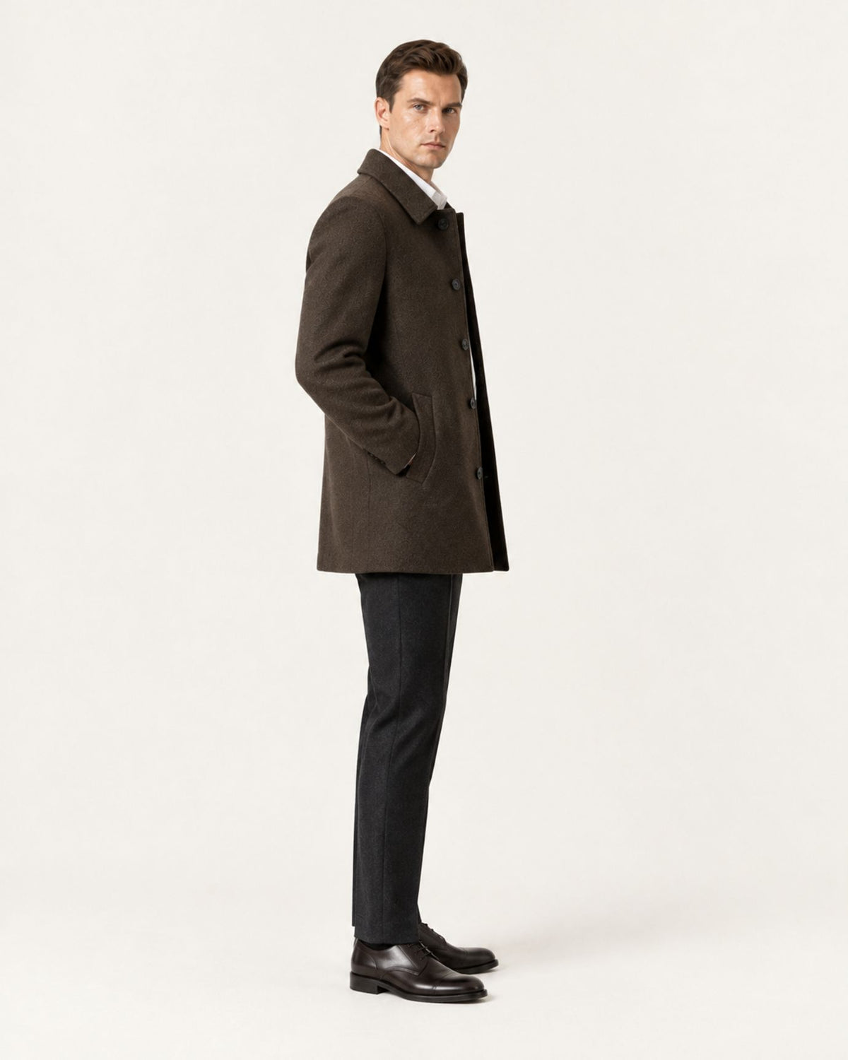 Hamptons Wool Coat with Lapels