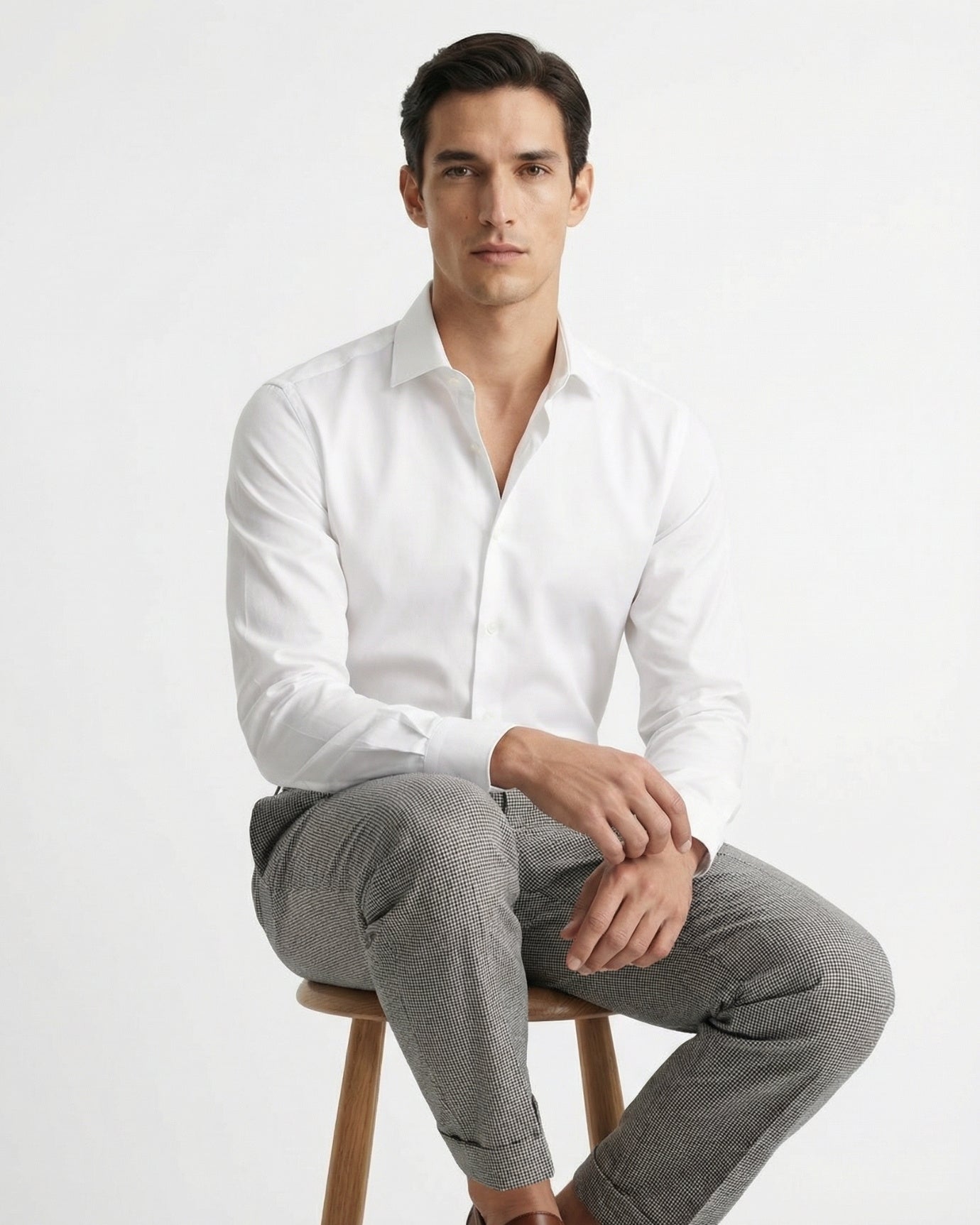 Italian Business Casual Trousers Breathable