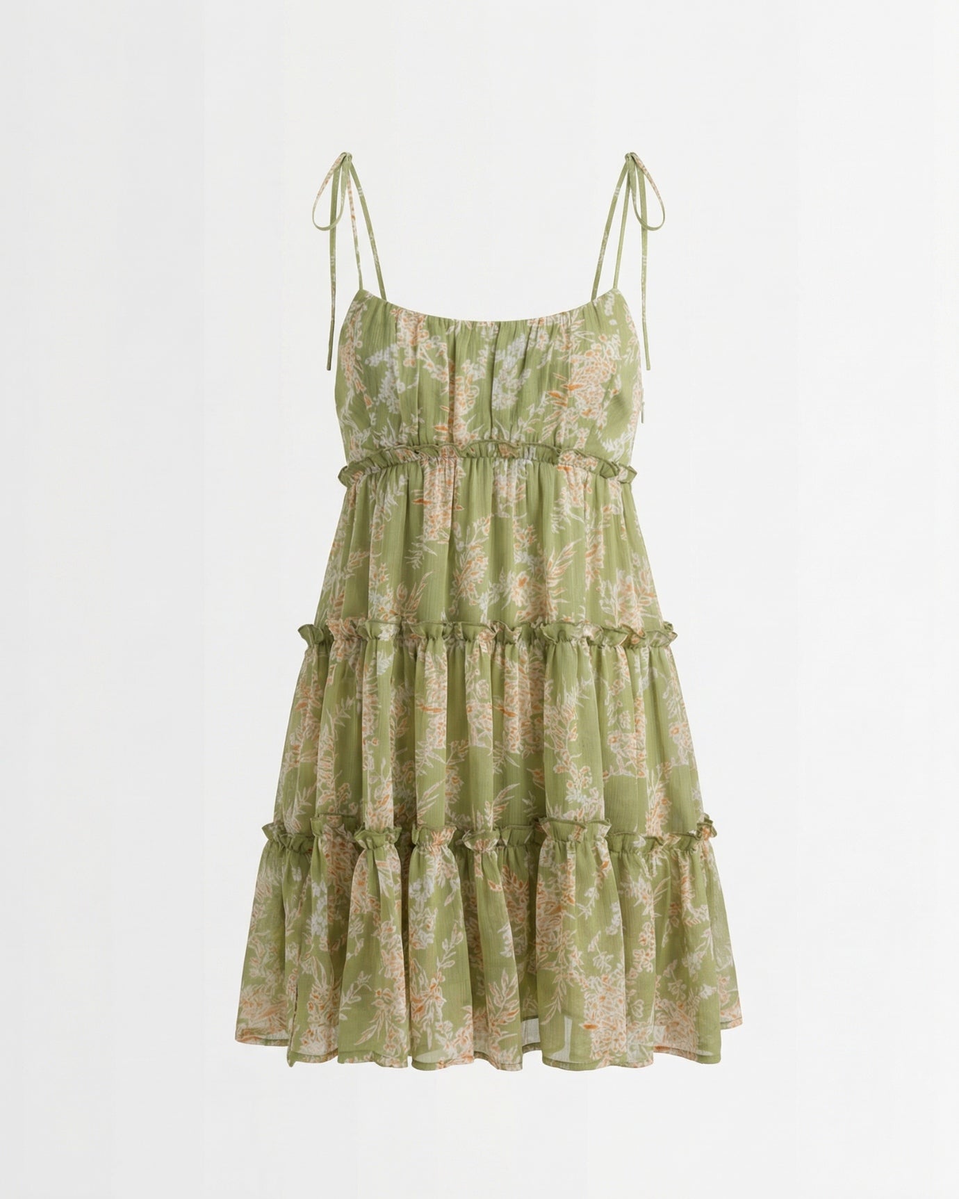 Forro de vestido con tirantes estampados