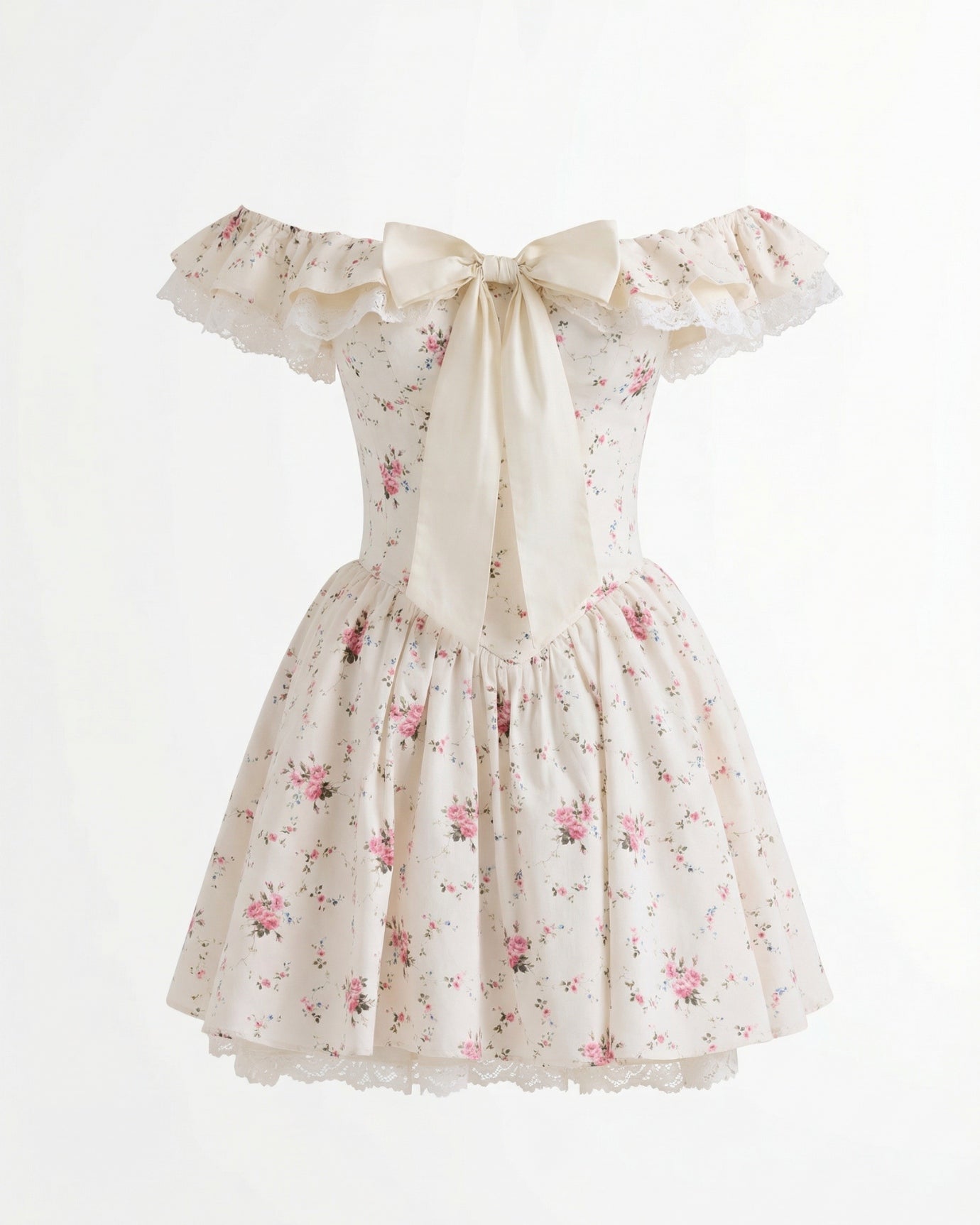 Sweet Princess Lace Waist dress