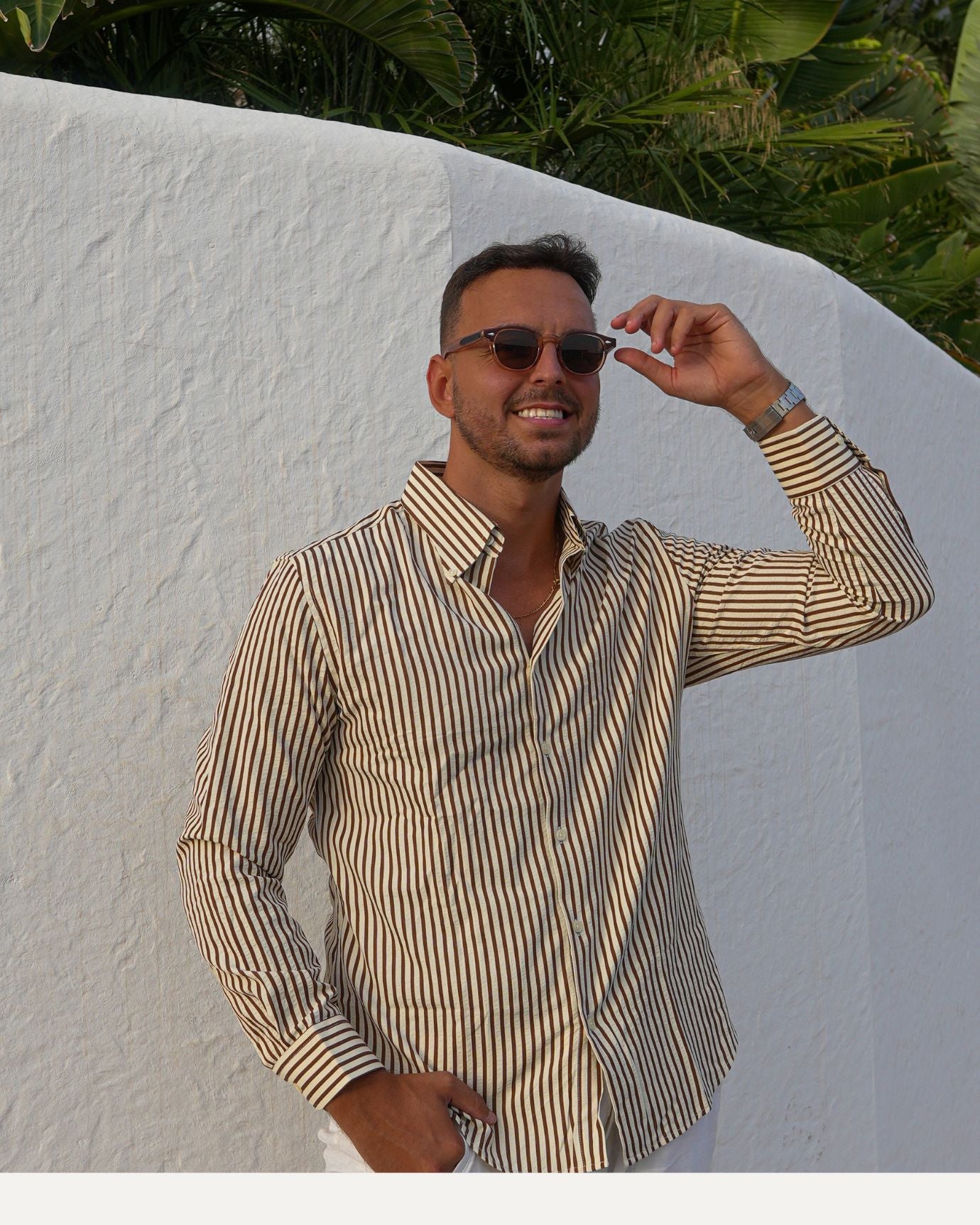 Old Money Brand - Lovaus Old Money Shirt Brown