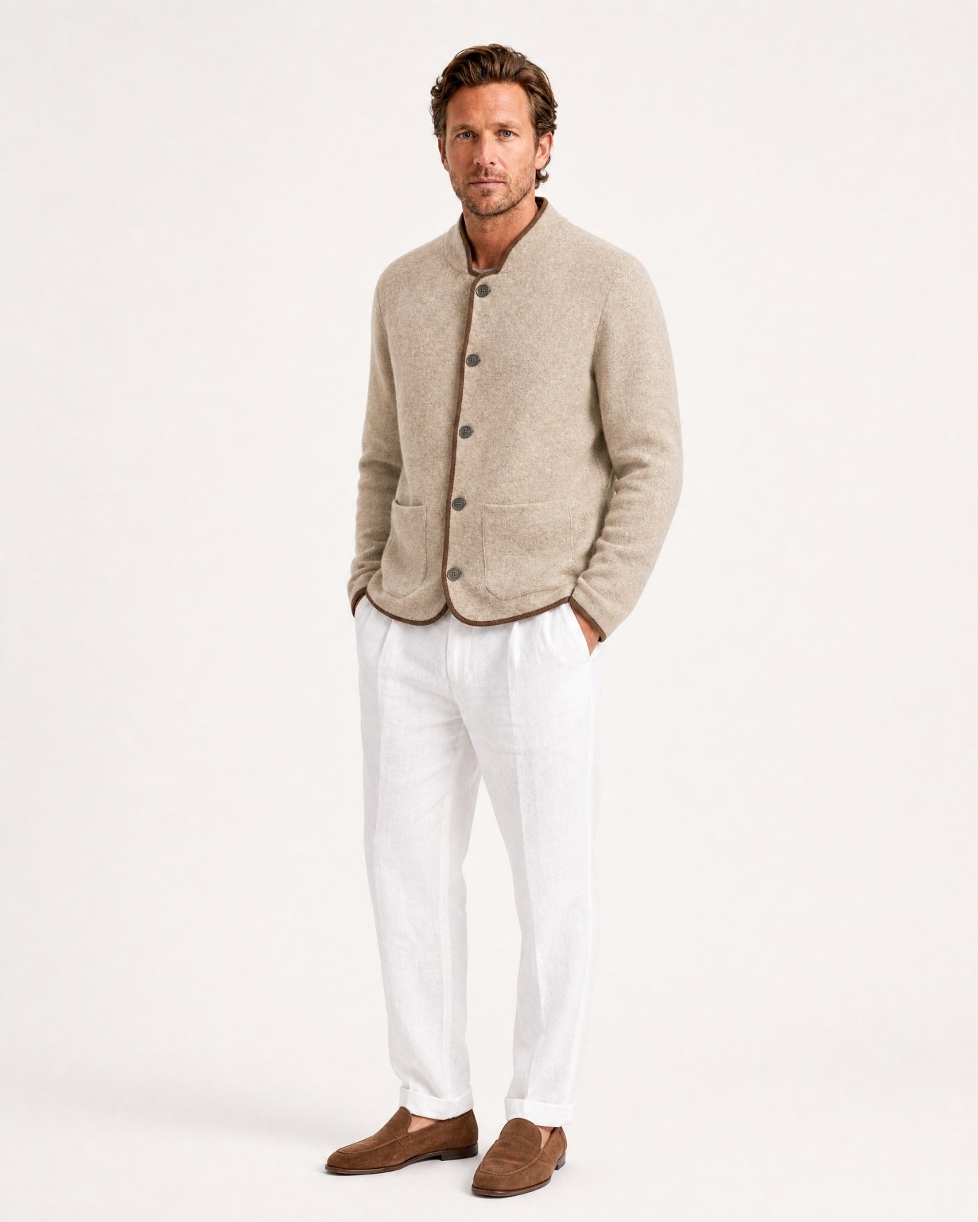 Collared Cashmere Cardigan Limited Edition