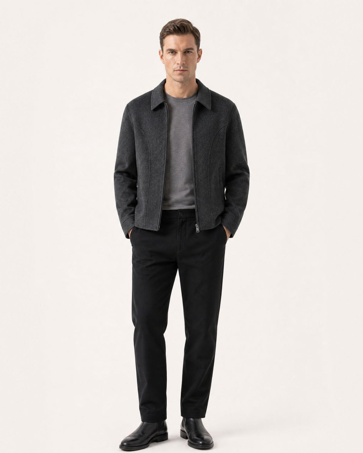 Madrid Lined Double-Faced Wool Jacket