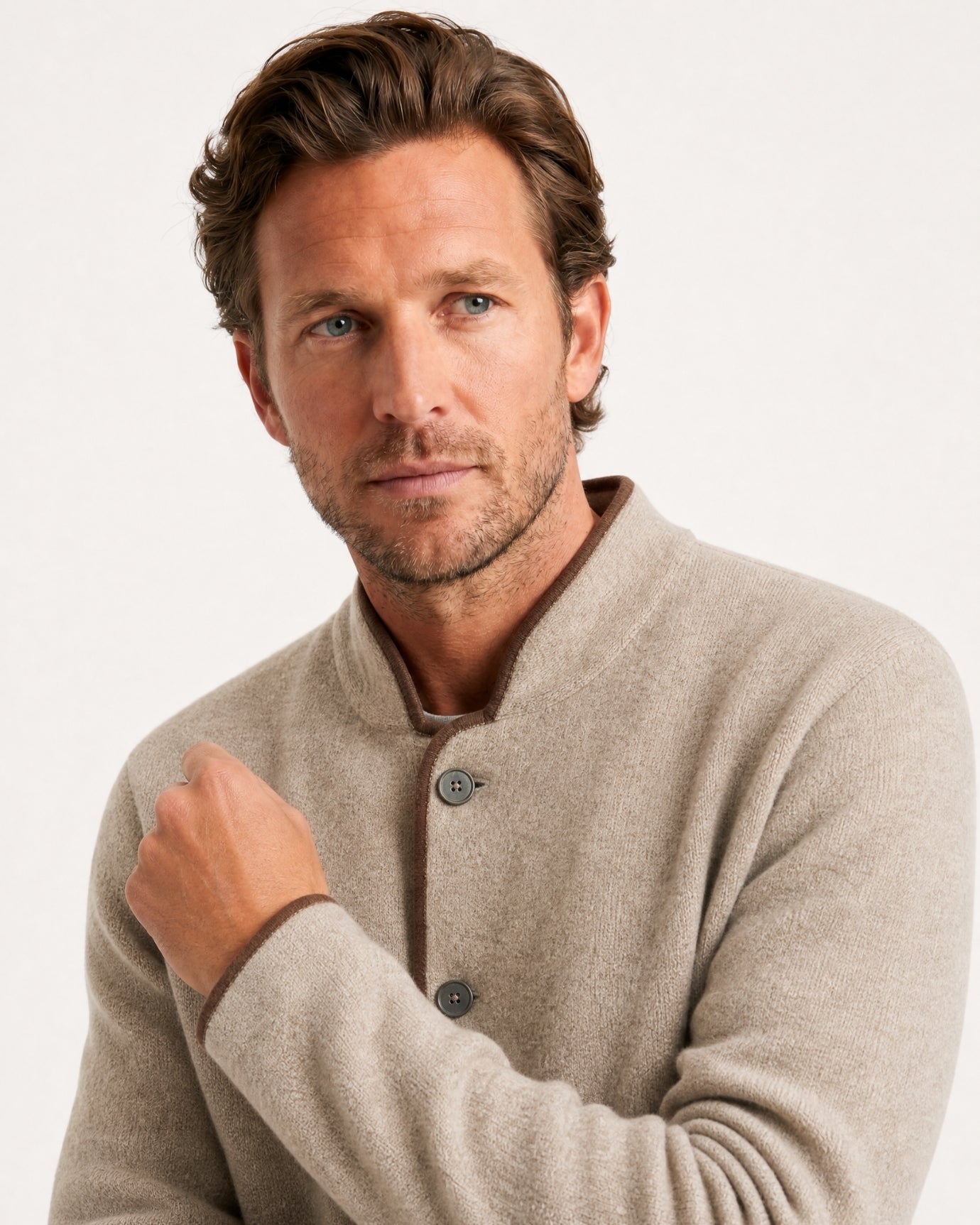 Collared Cashmere Cardigan Limited Edition