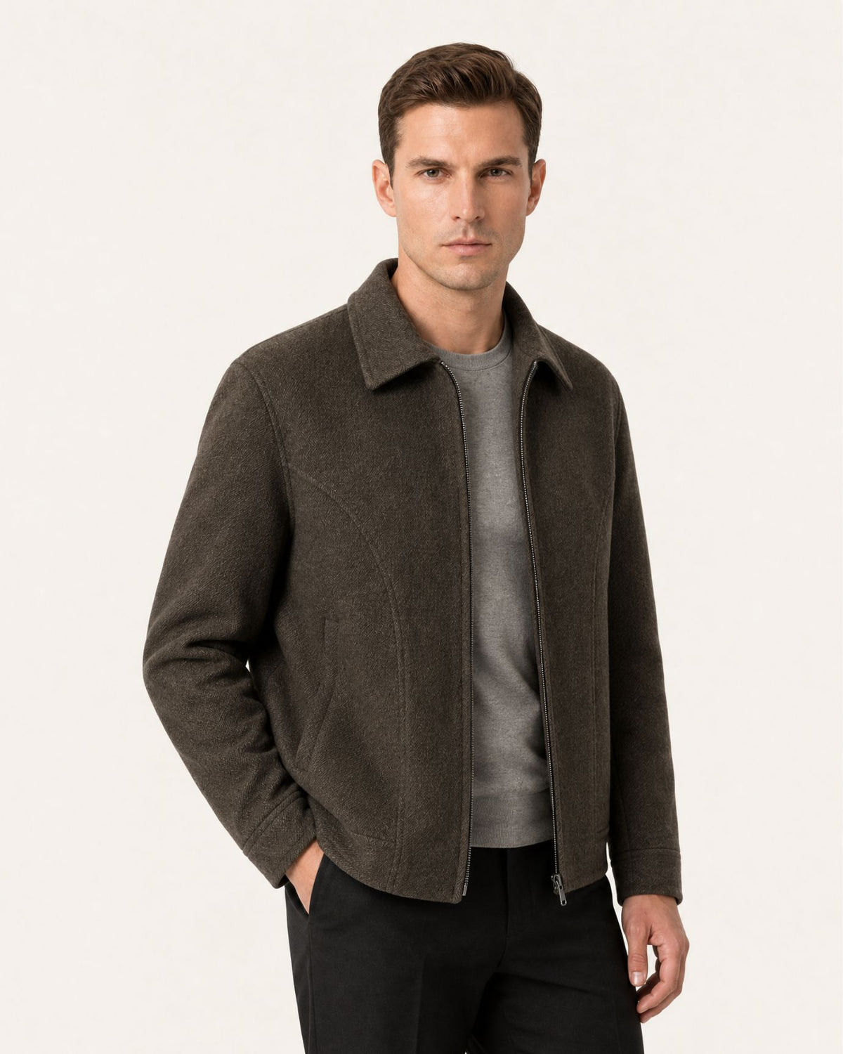 Madrid Lined Double-Faced Wool Jacket