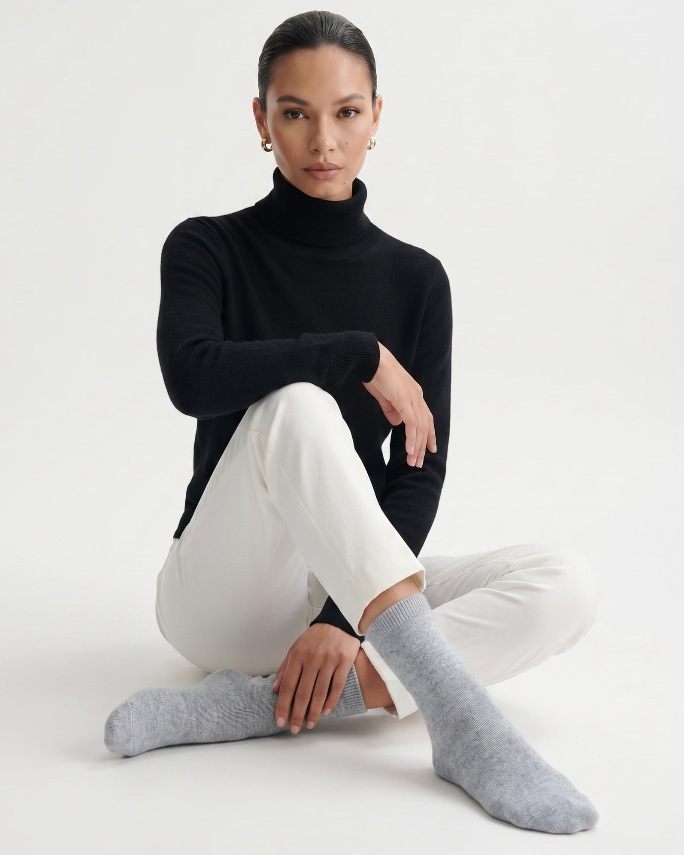 Cashmere Knit Socks Breathable