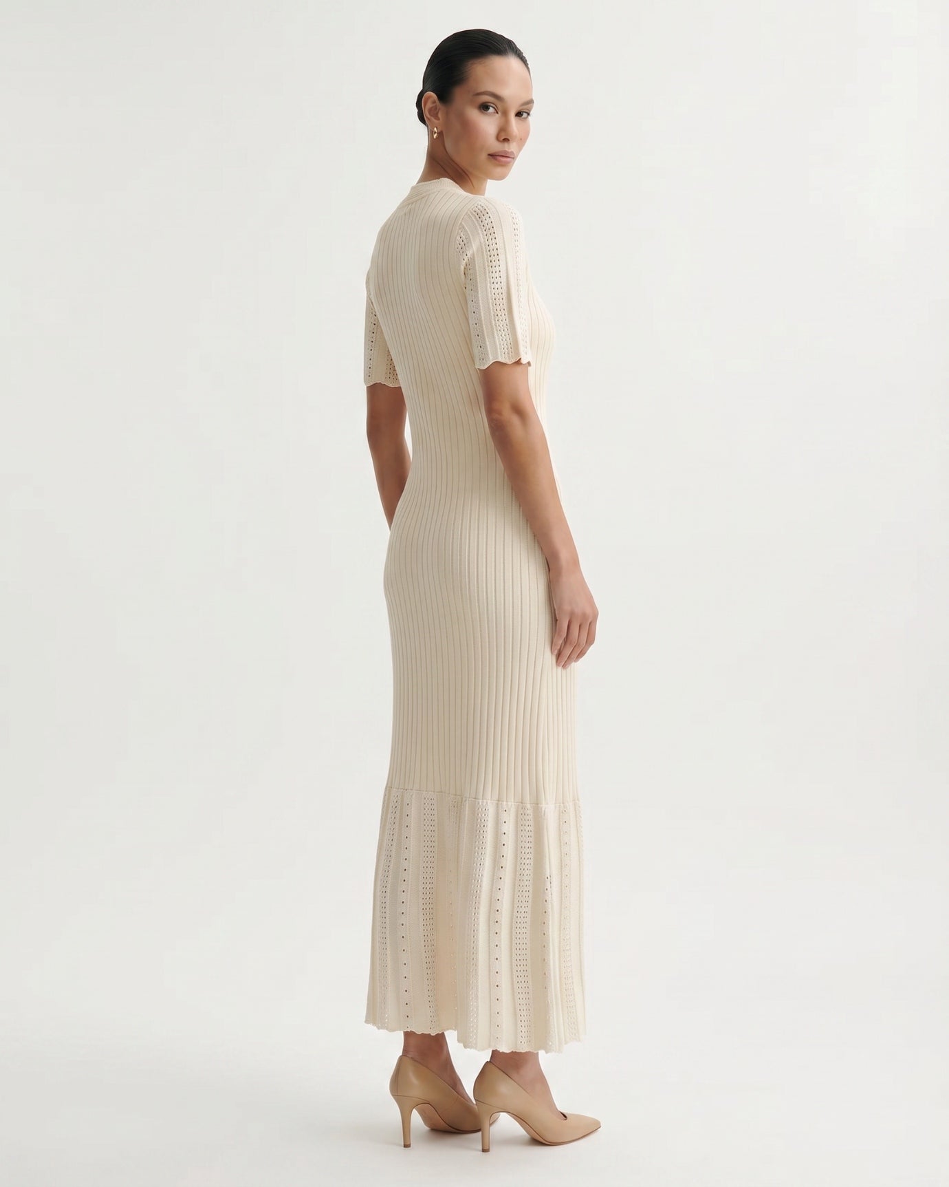 Mary Button Knitted Dress