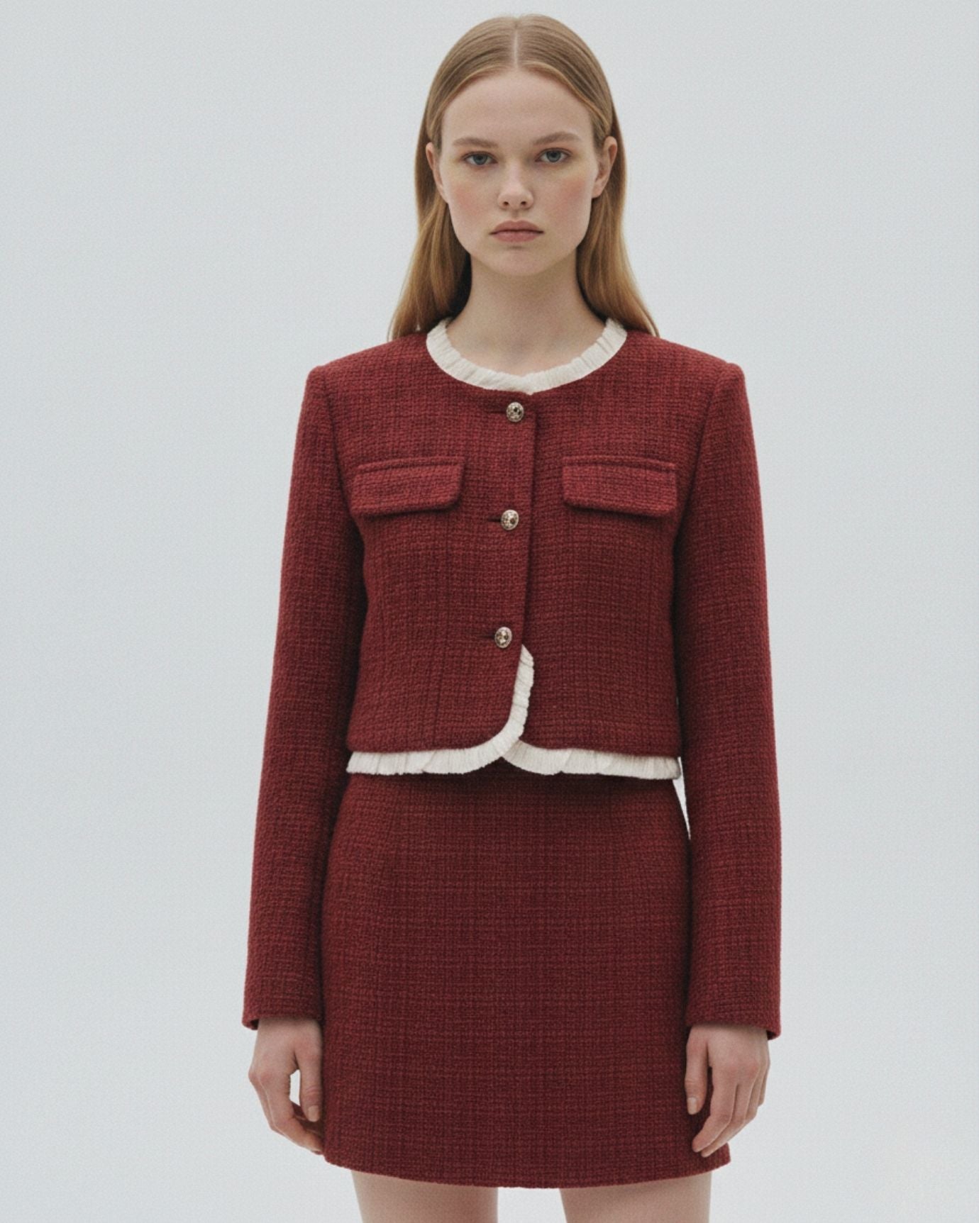 Two Set Piece Classy Cardigan and Skirt by Diana