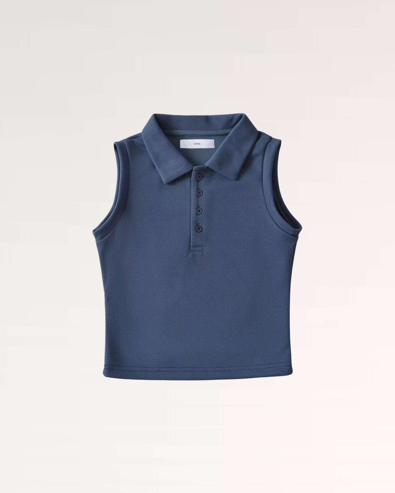 Old Money Polo Woman by Lovau Navy Blue