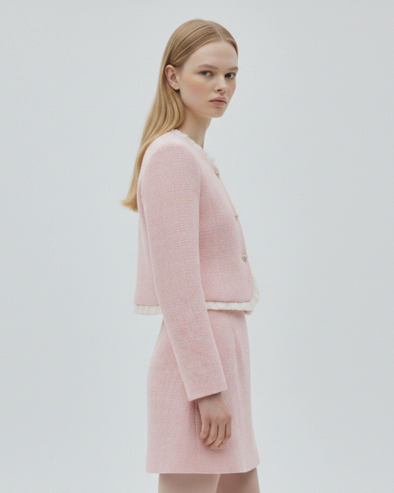 Two Set Piece Classy Cardigan and Skirt by Diana