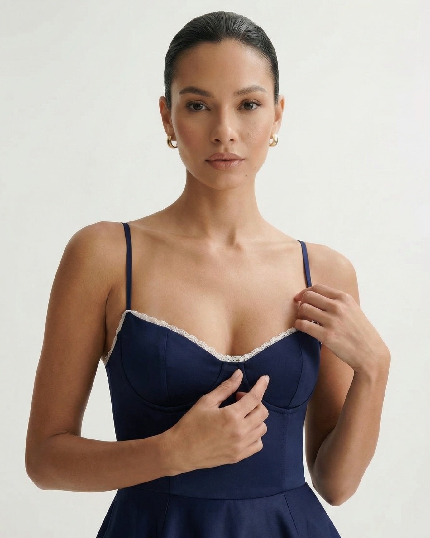 Giulia Midi Navy Blue Dress