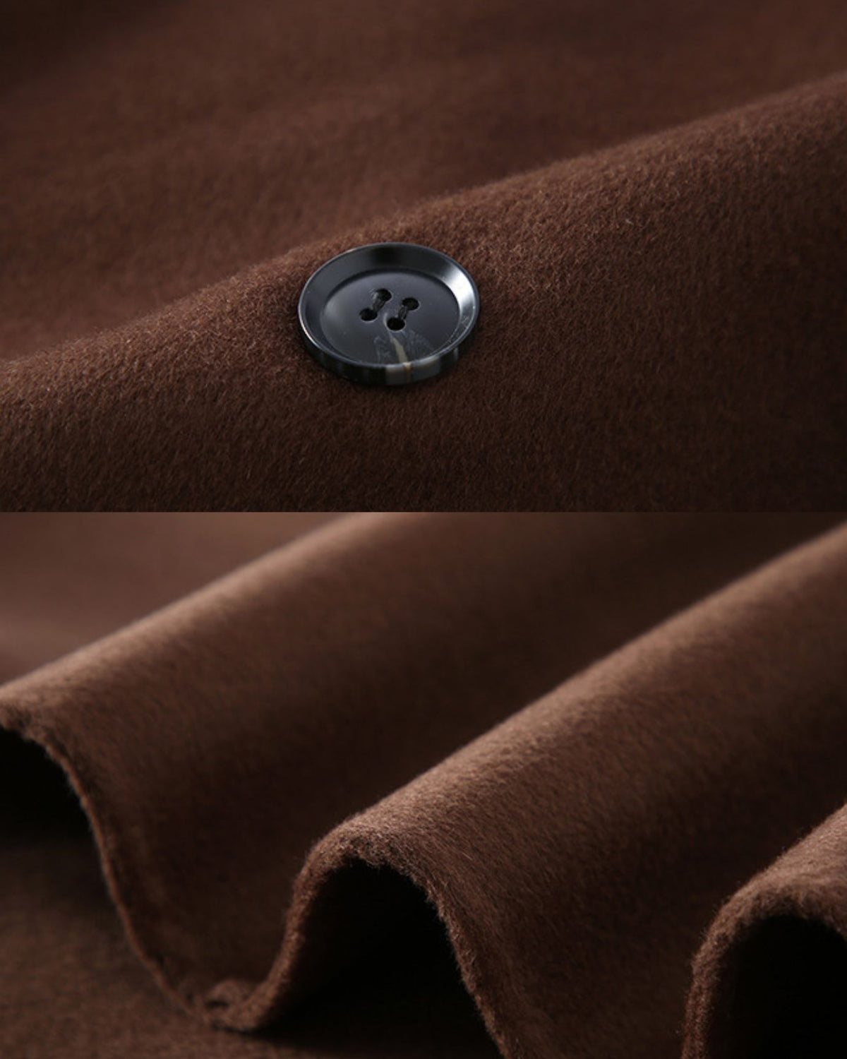Over-the-Knee Double-Faced Wool Overcoat