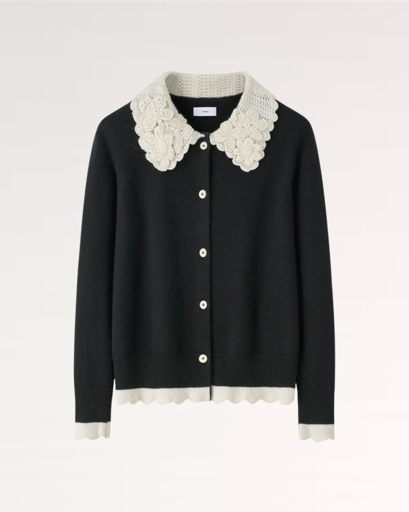 Rihanna Cashmere Cardigan Coat Jacket Black