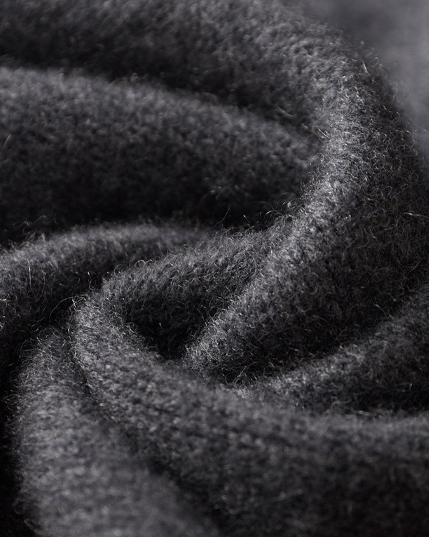 Five-Needle Thick Cashmere Crewneck Pullover