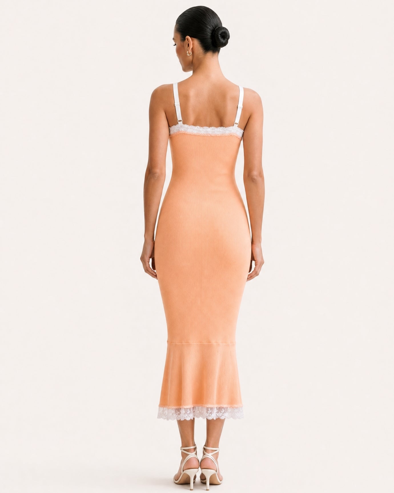 Celebrity Rhinestone Dress Short Sleeve