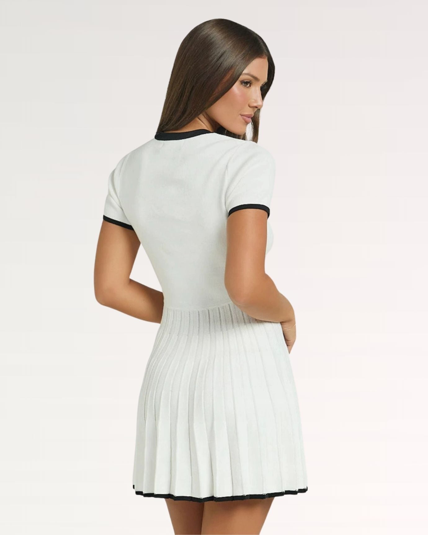 Lovau Old Money Woman Dress Short Sleeve