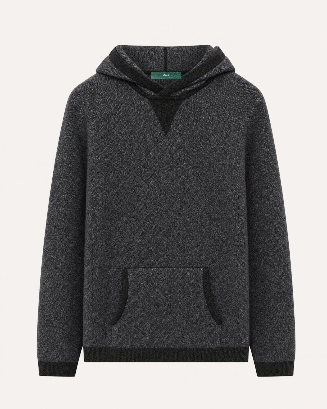 Marbella Solid Cashmere Knit Pullover Hoodie
