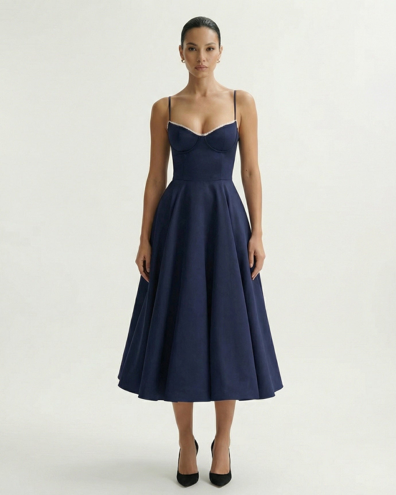 Giulia Midi Navy Blue Dress