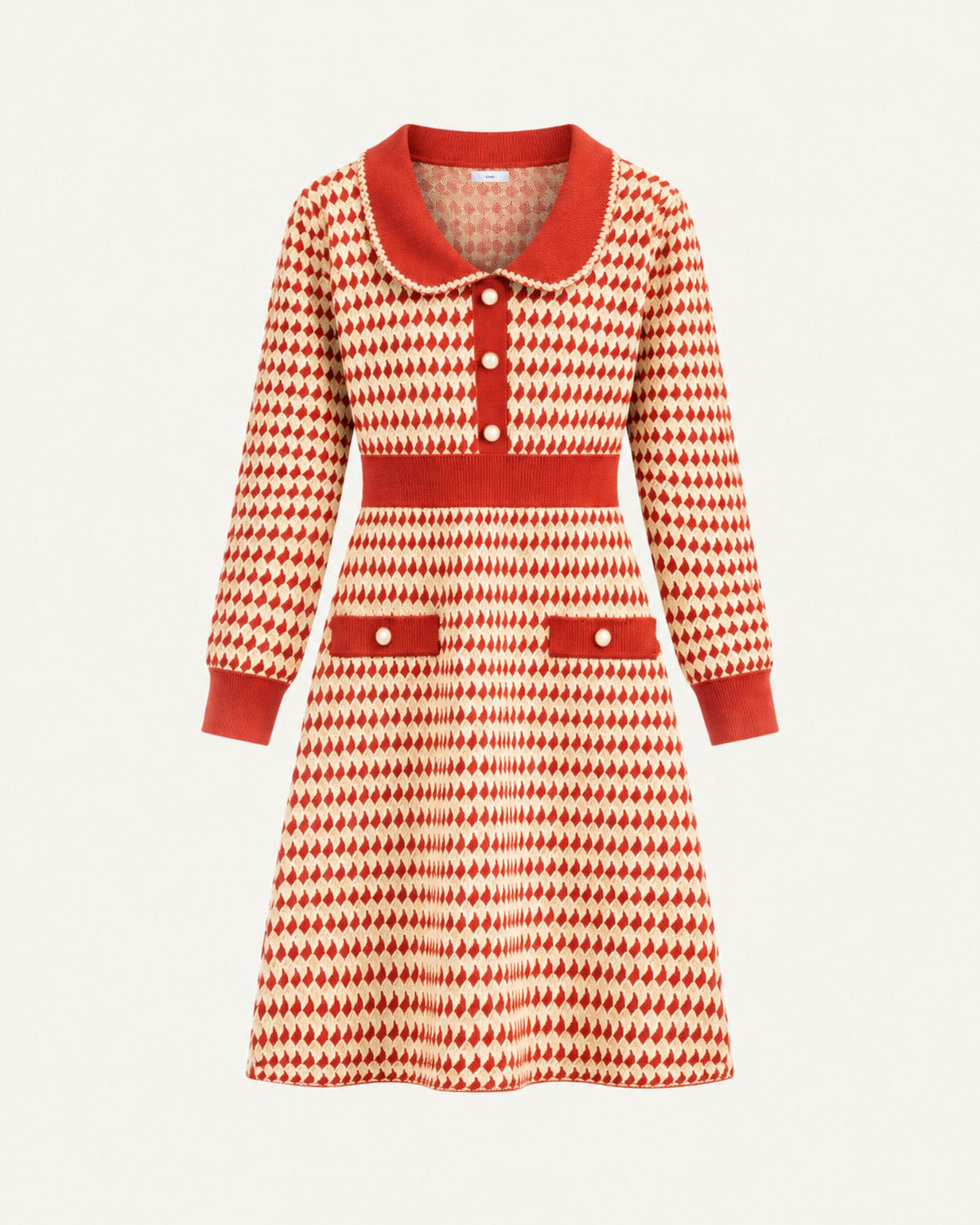 Limited Edition Metallic-Woven Slim-Fit Sweater Dress