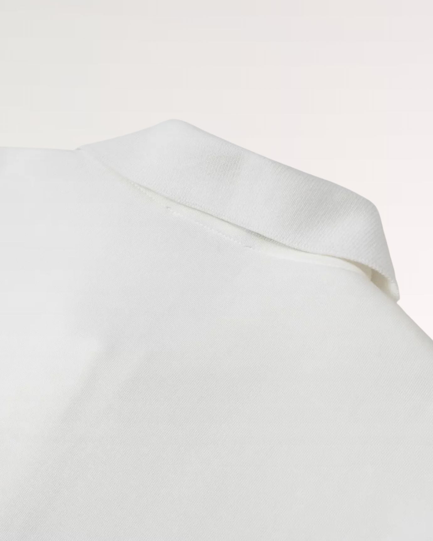 White Polo Flowery