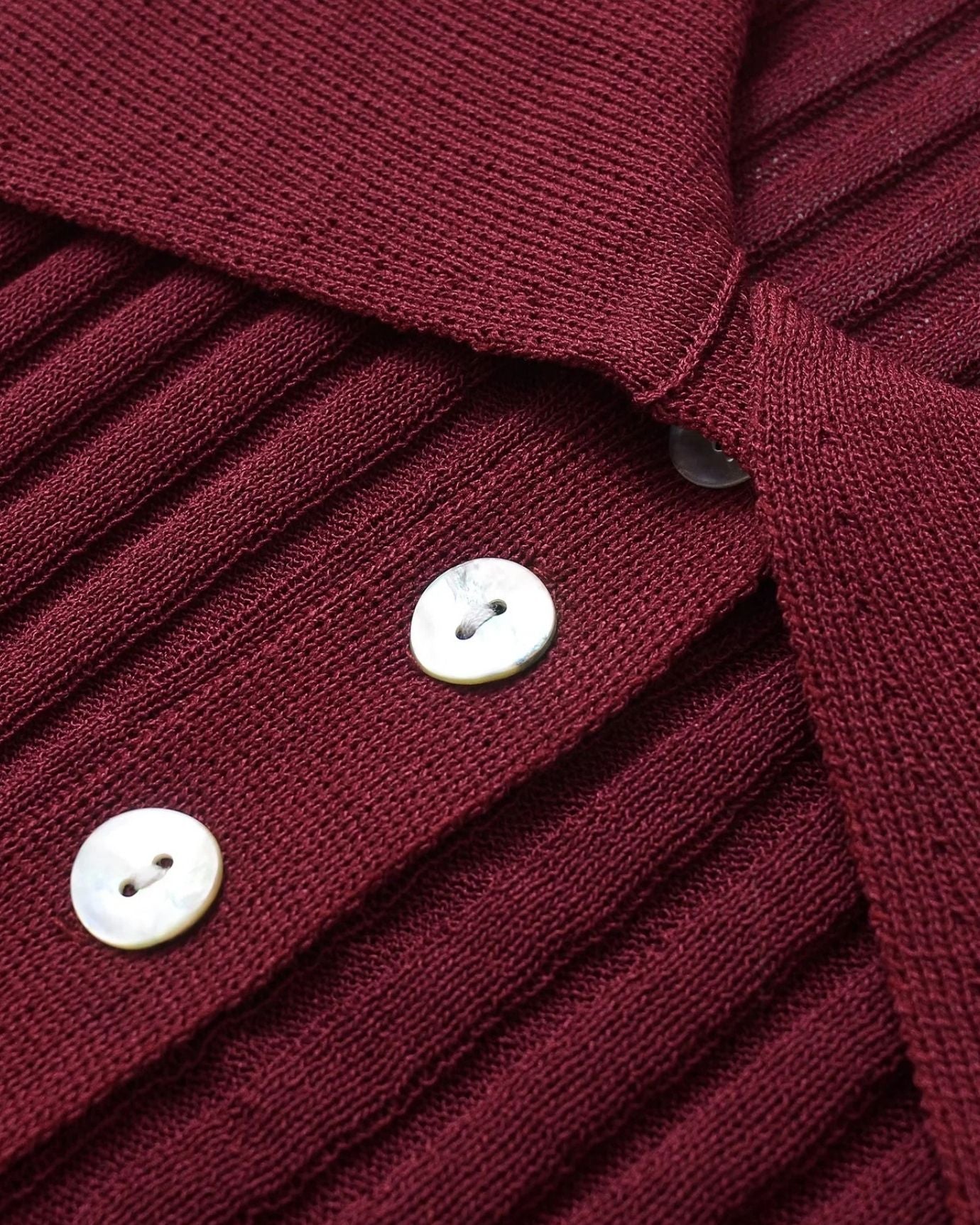 Mariah Woolen Knit Polo