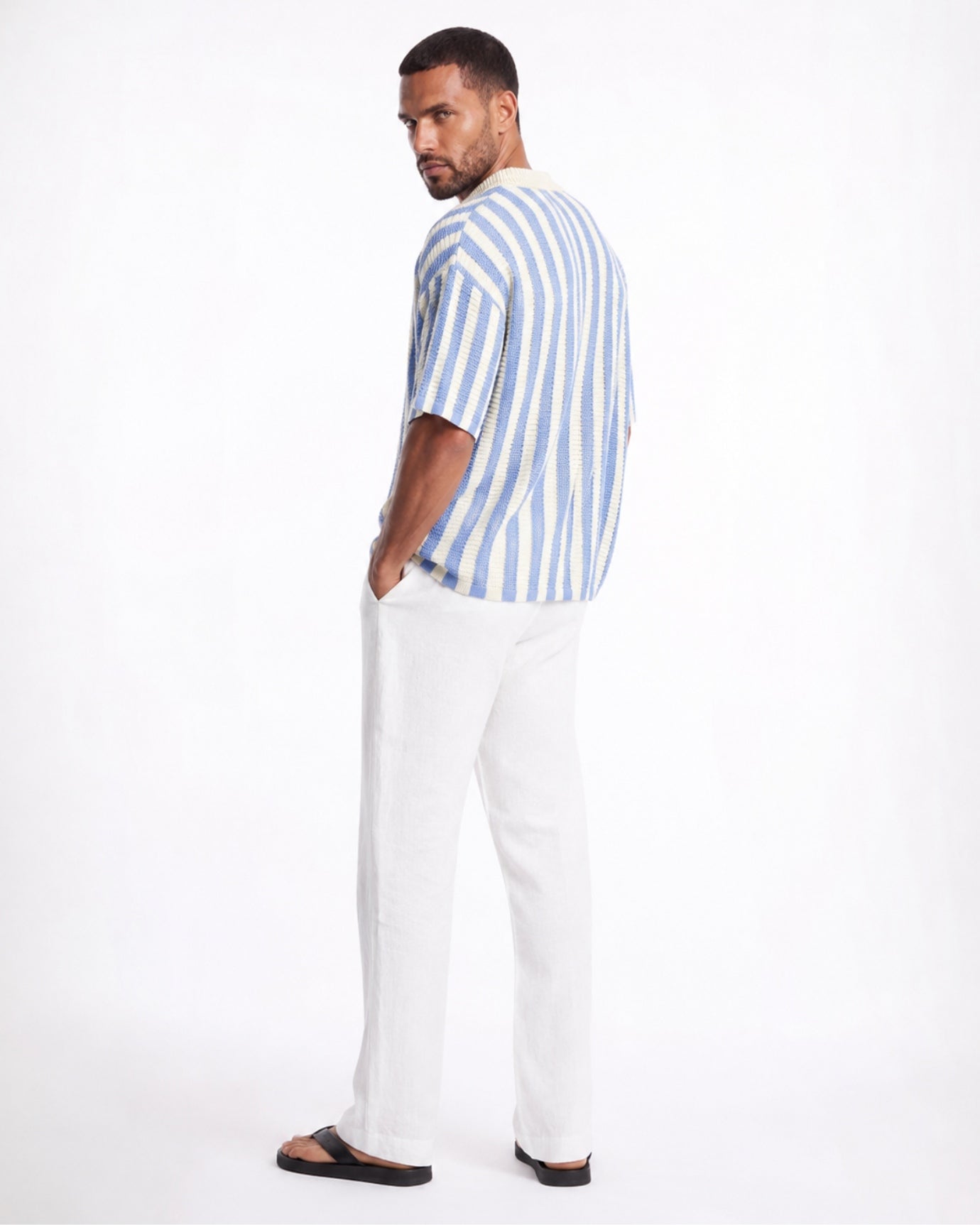 Knitted Sweater Summer Polo Shirt