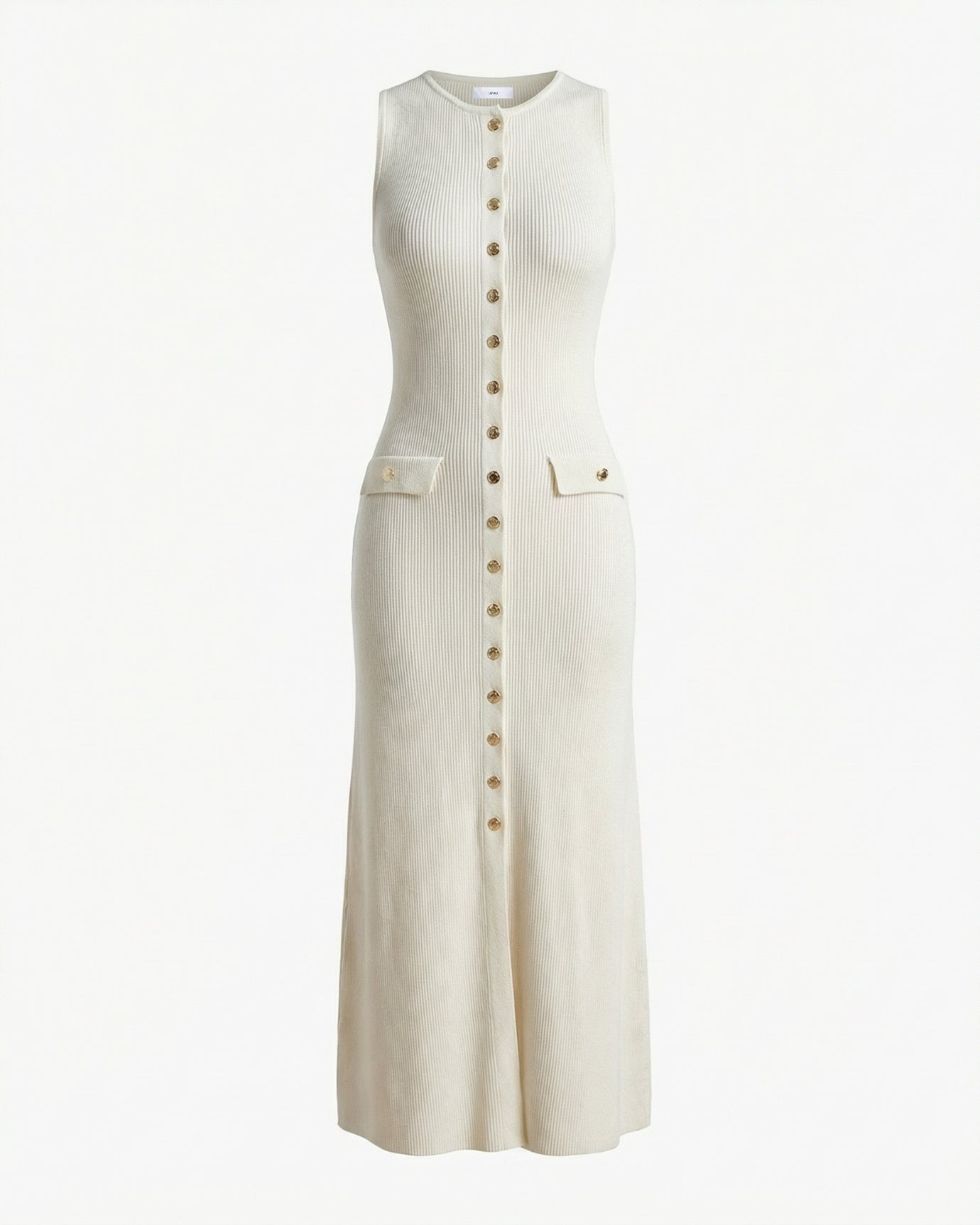 knee length dresses for ladies Old Money Knitted Dress, Apricot / S