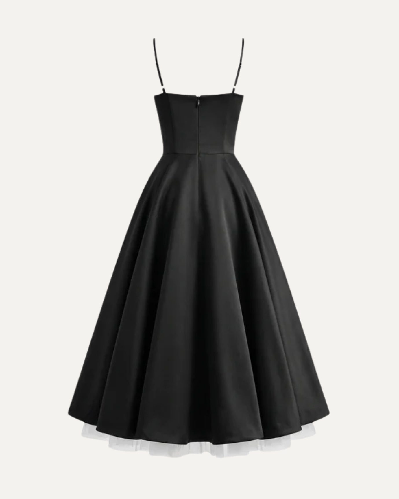 Giulia Midi Black Dress