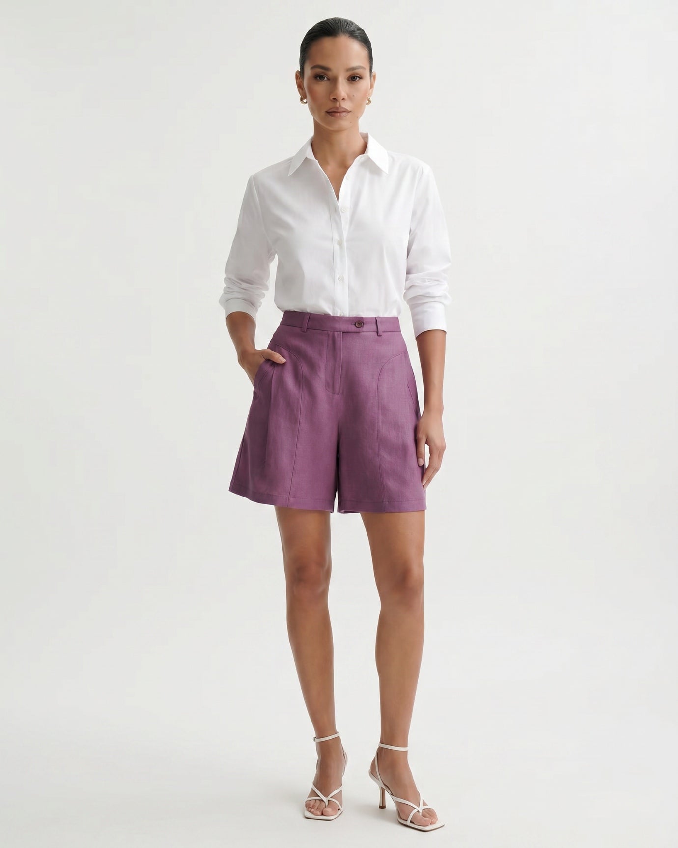 Milano Cotton & Linen Shorts