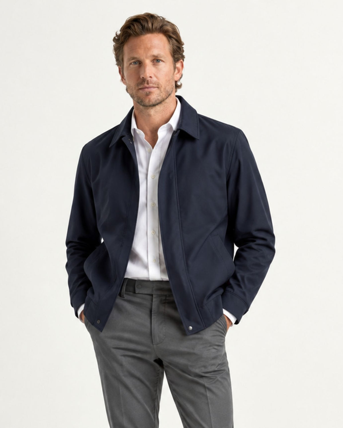 Como Memory Fabric Commuter Jacket with Lapels