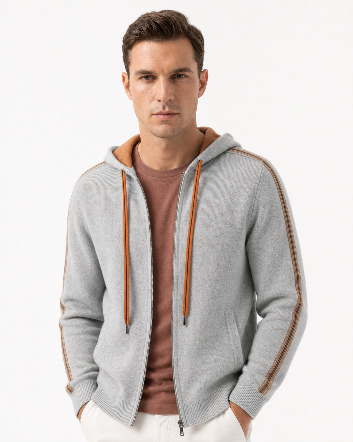 Munich Heavyweight Cashmere Zip-Up Hoodie