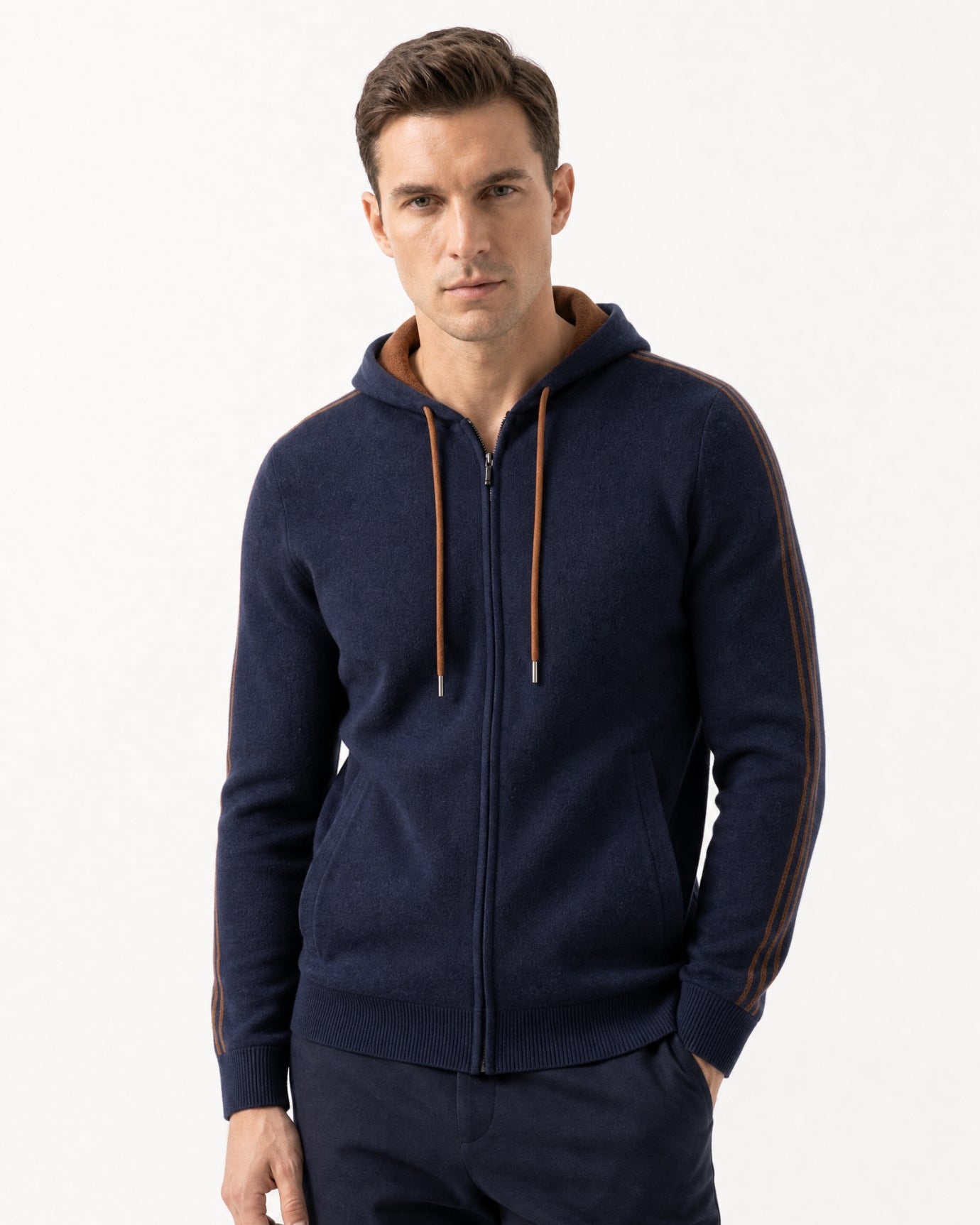 Munich Heavyweight Cashmere Zip-Up Hoodie