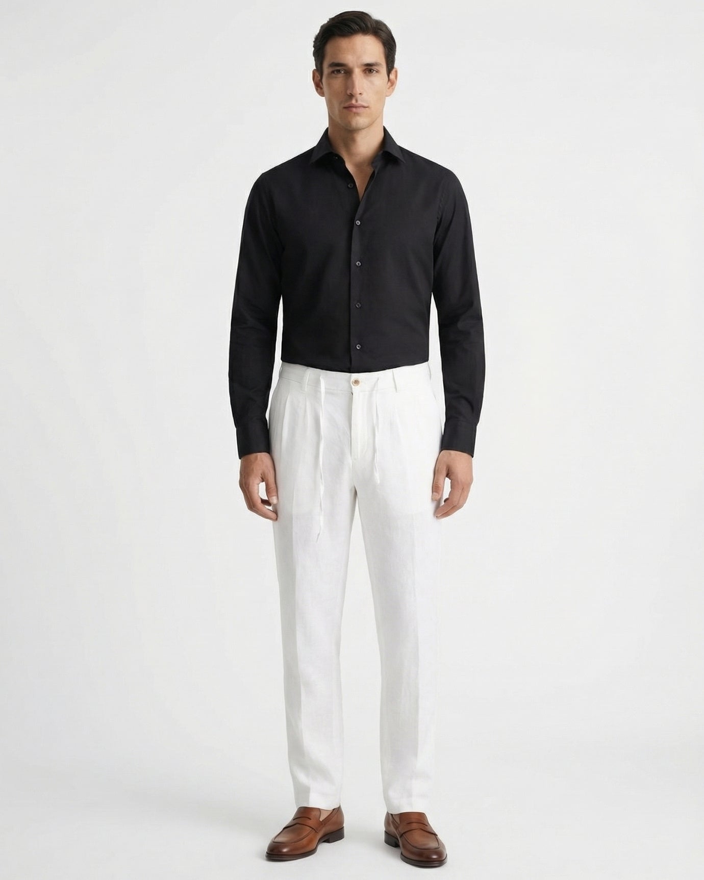 Ibiza Vice Linen Trousers Limited Edition White