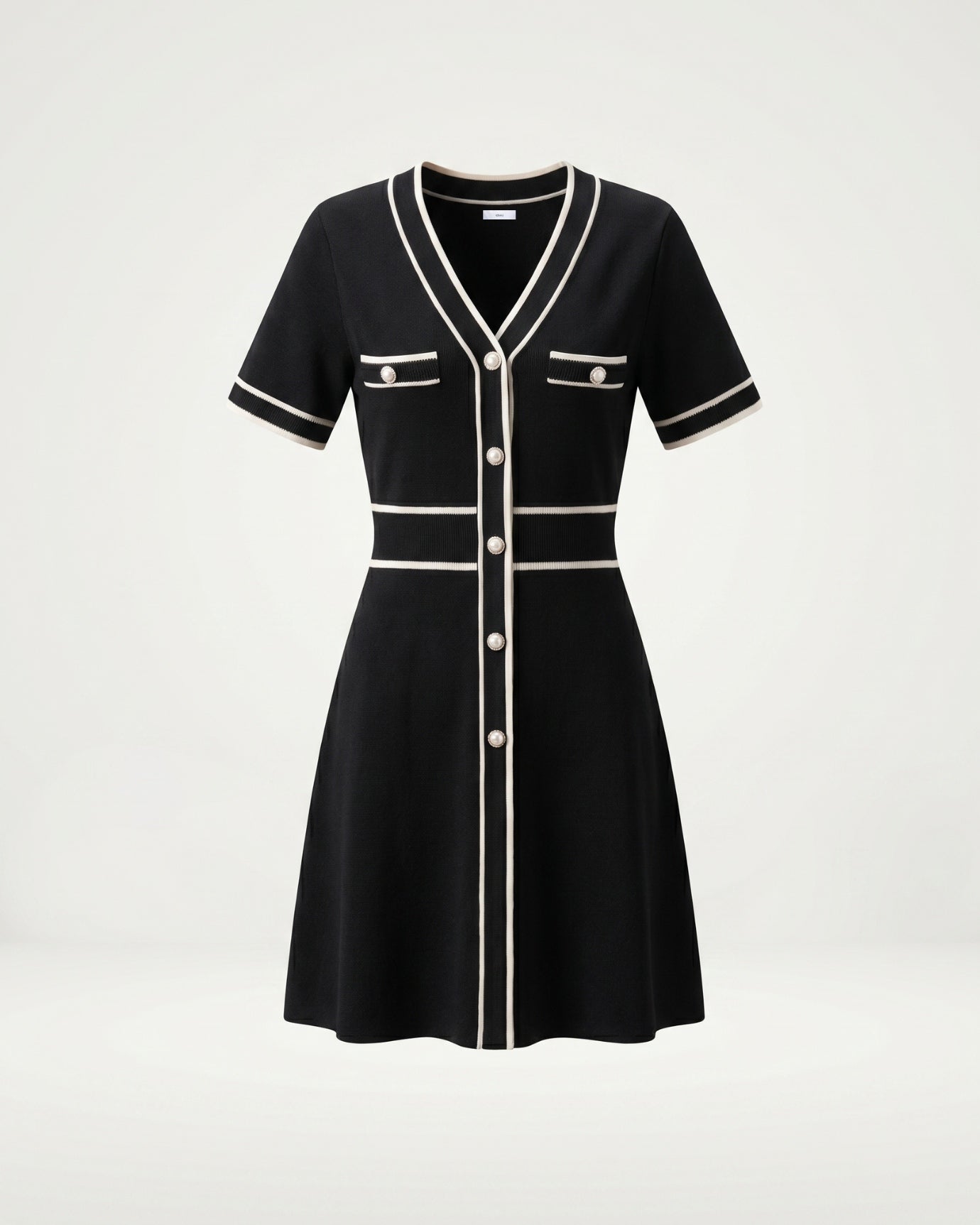 Petite Black Dress Short Sleeve