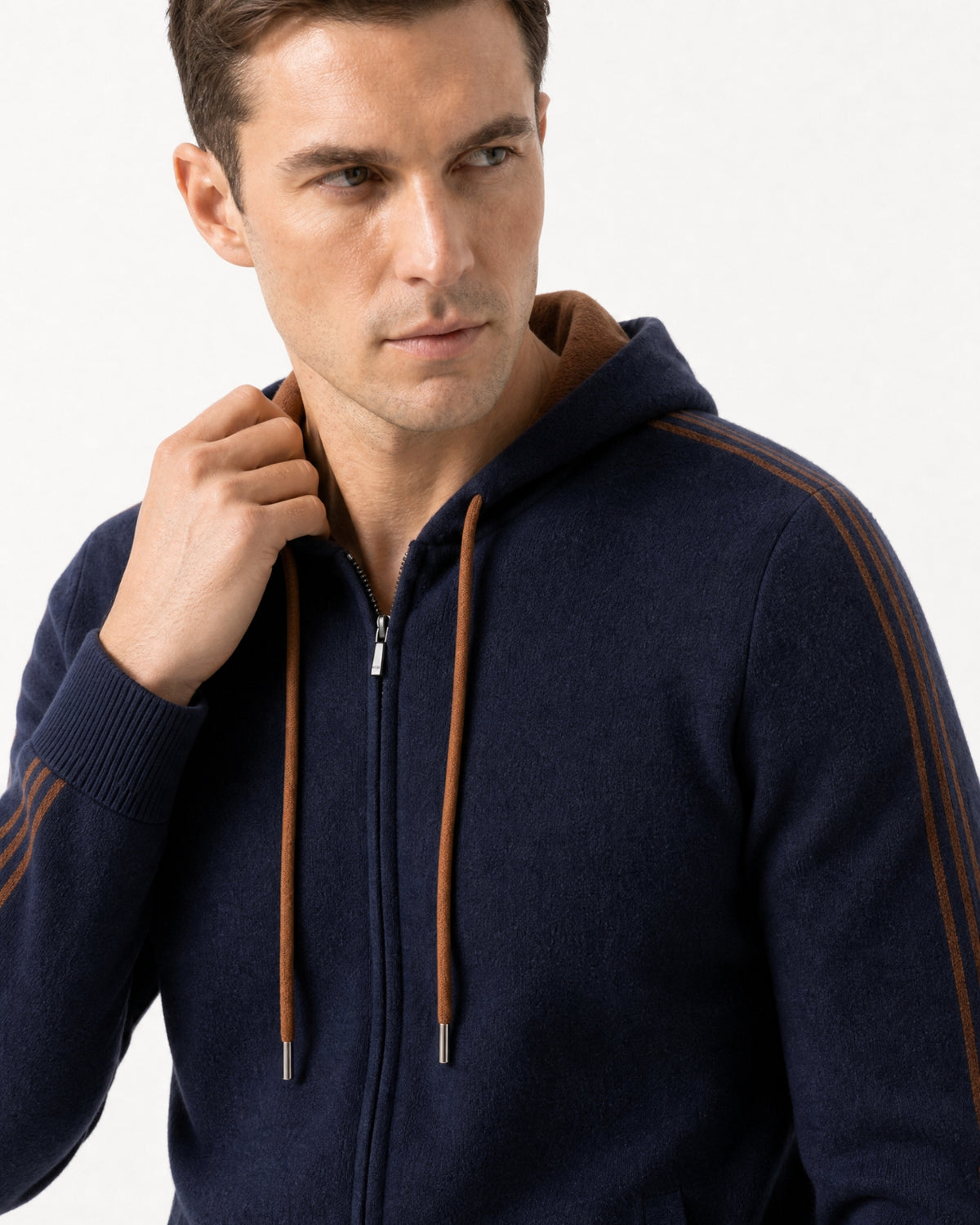 Munich Heavyweight Cashmere Zip-Up Hoodie