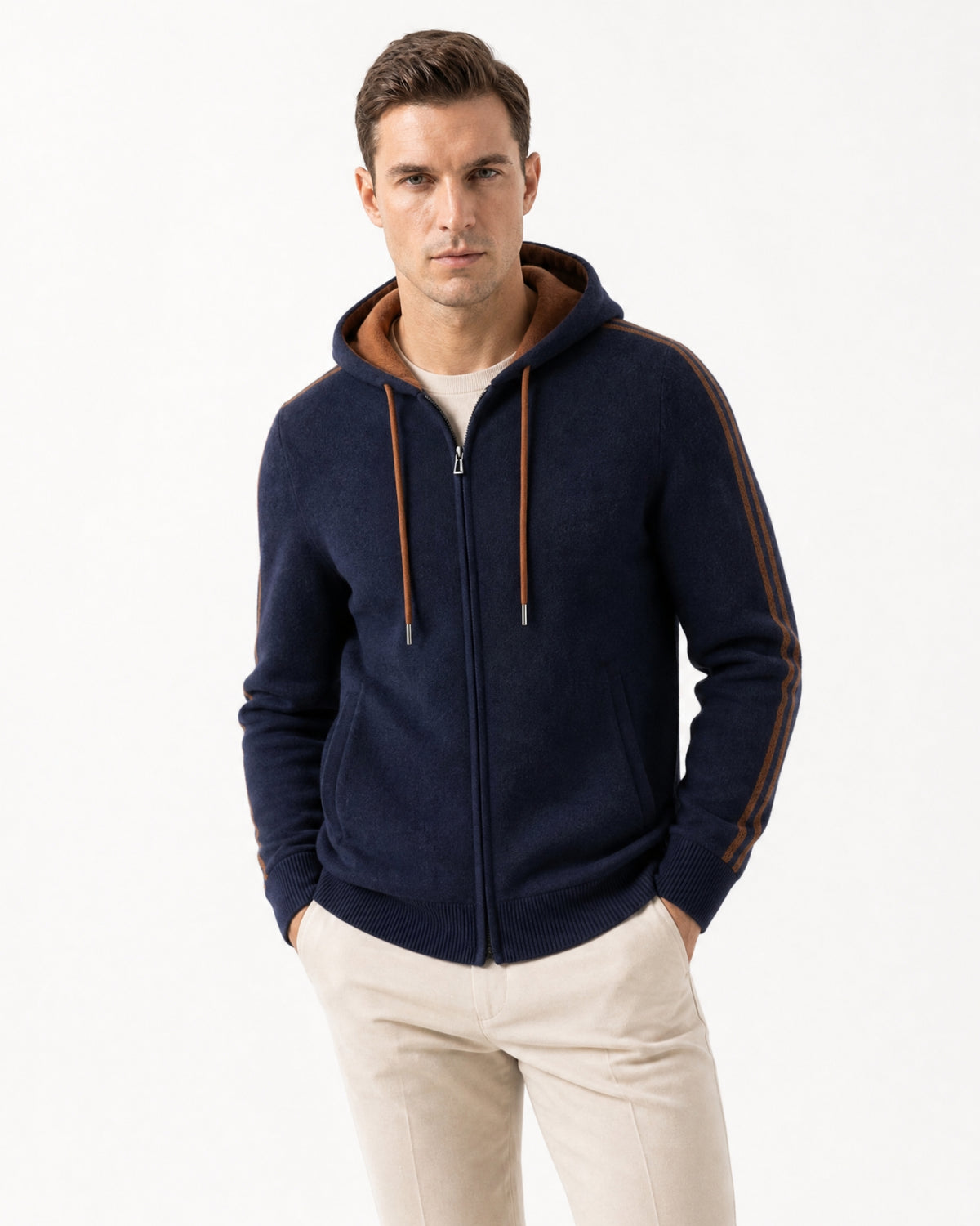 Munich Heavyweight Cashmere Zip-Up Hoodie