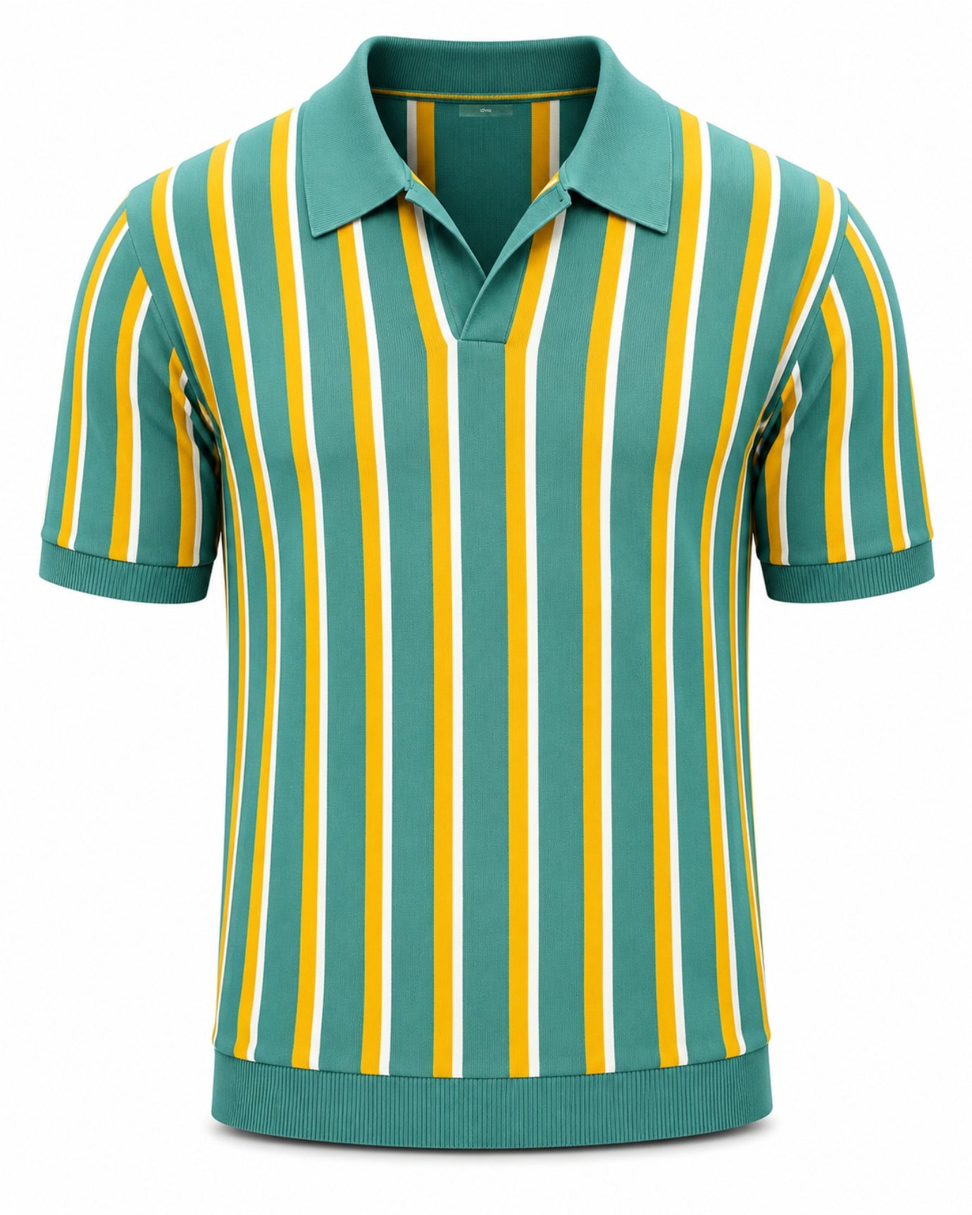 Mykonos Striped Knitted Polo