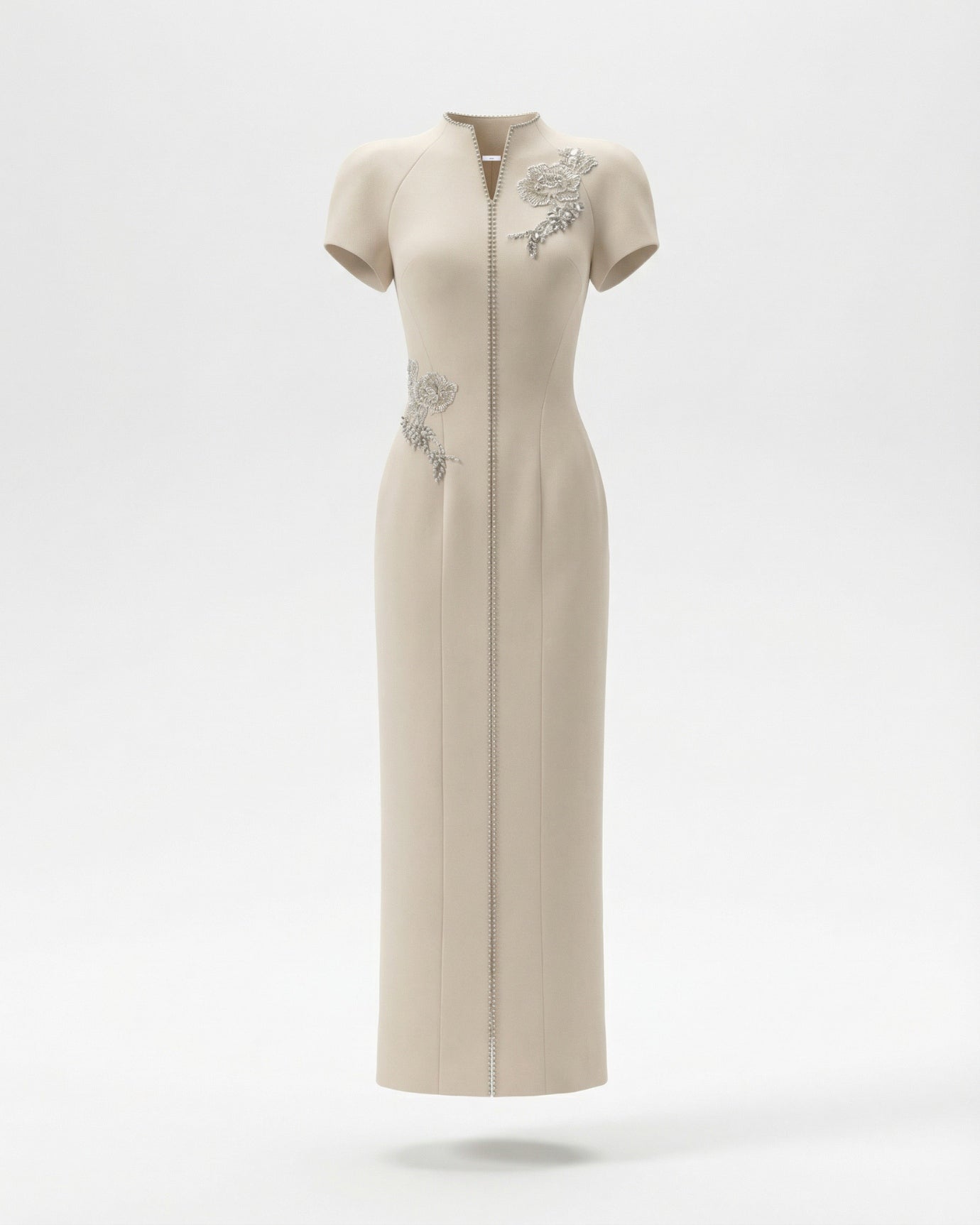 Cindie Handcrafted beaded floral dress