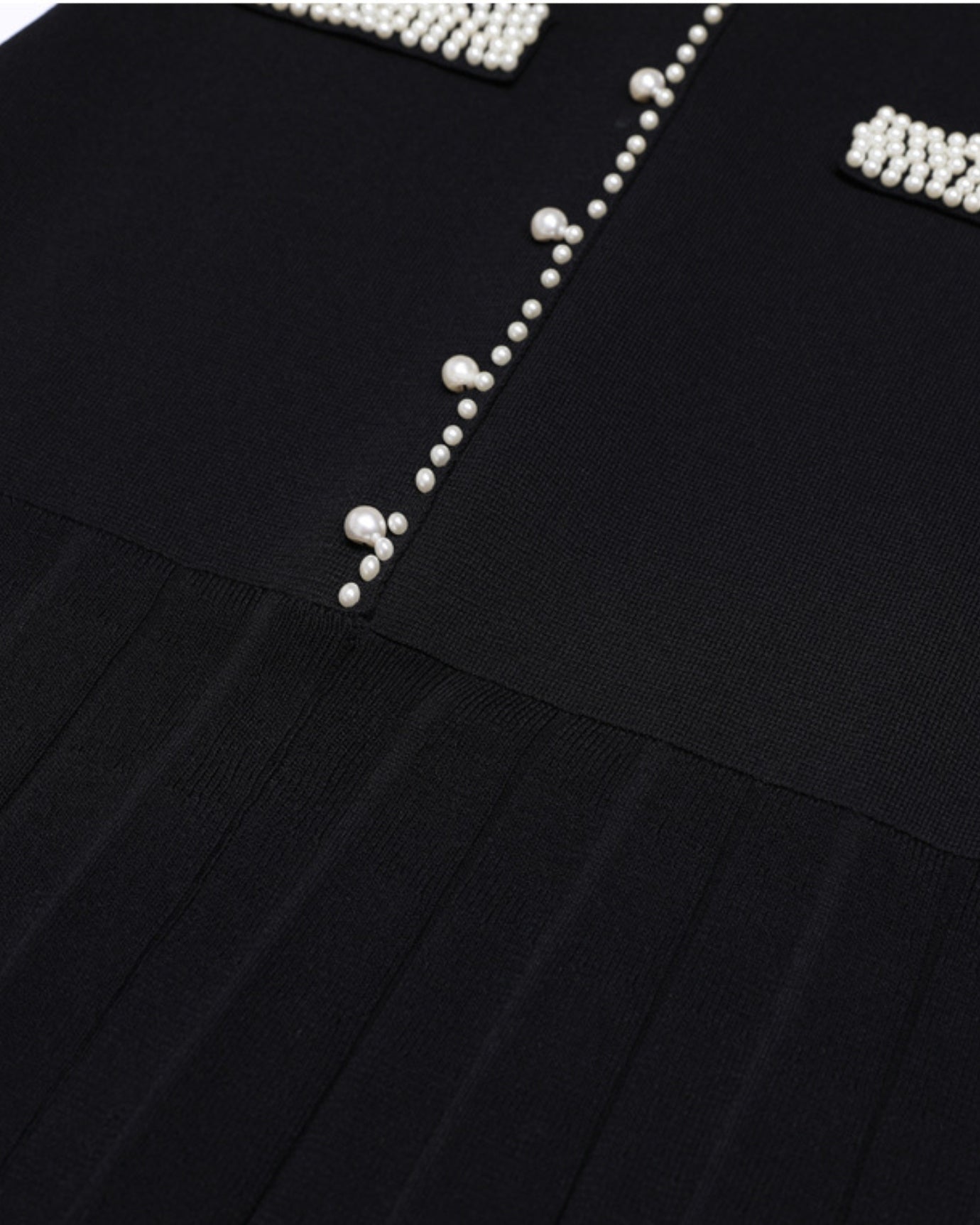 Lina Pearl Stud Knit – Cardigan & Dress Set