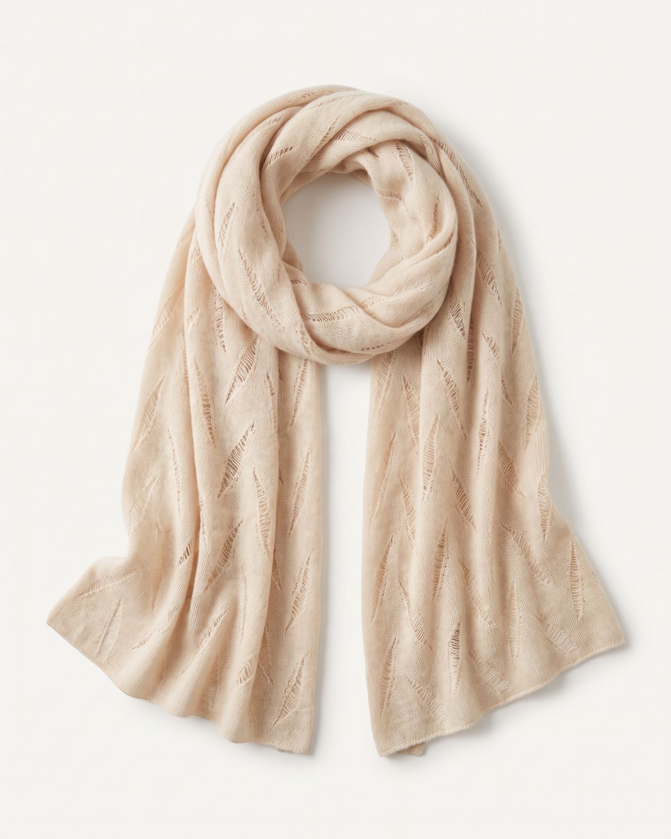 Michi Cashmere Leaf Scarf