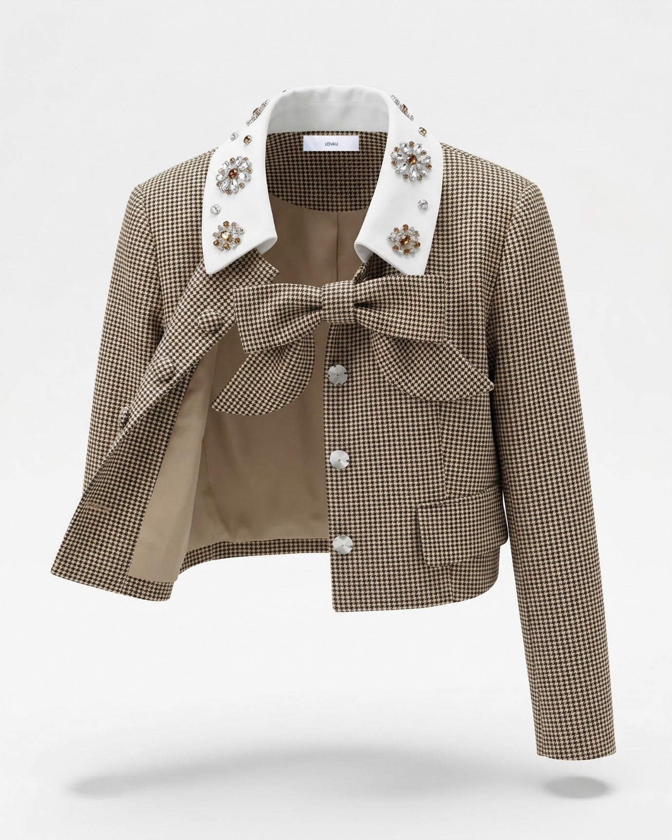 Conjunto Fragrant Spring: Chaqueta y pantalón corto con cinturón