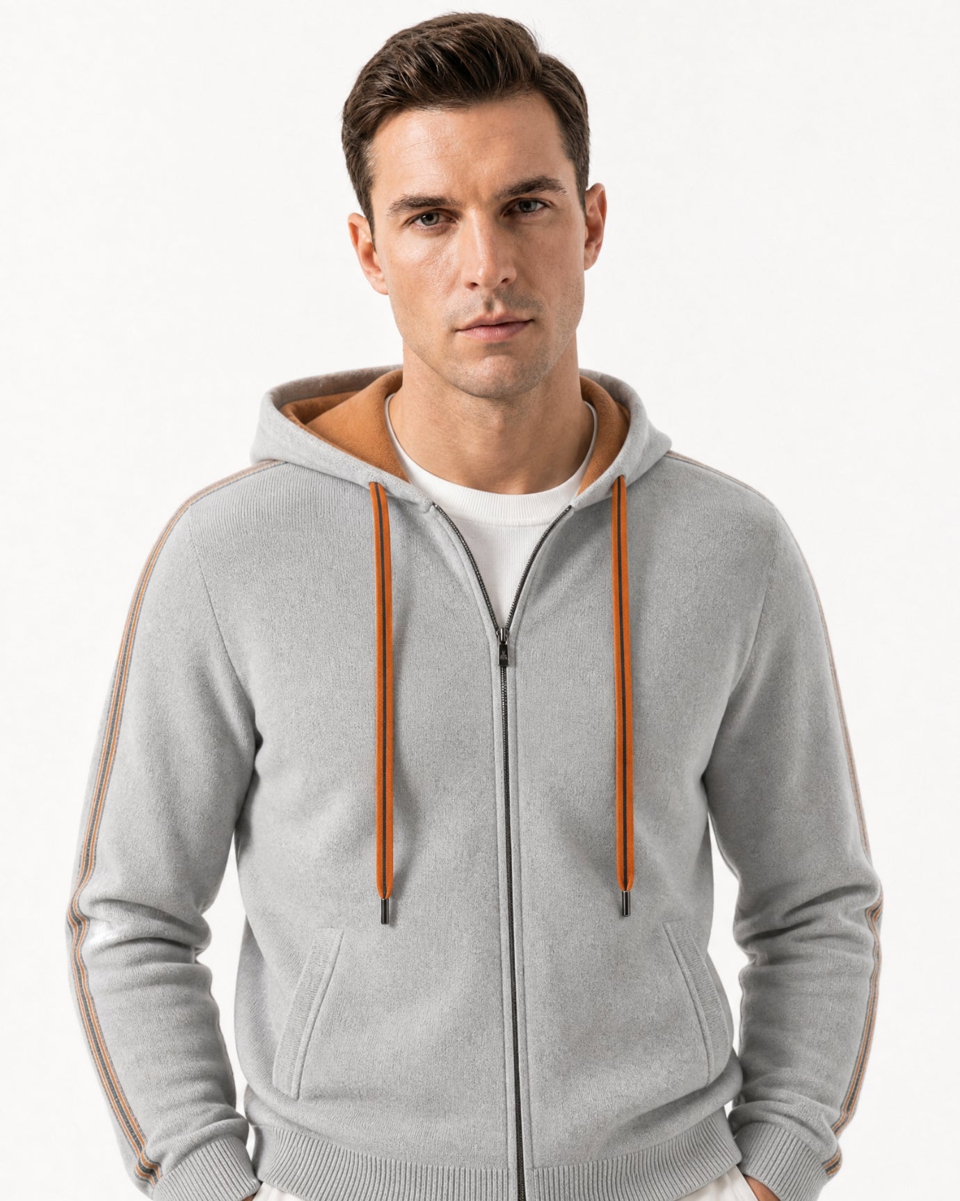 Munich Heavyweight Cashmere Zip-Up Hoodie