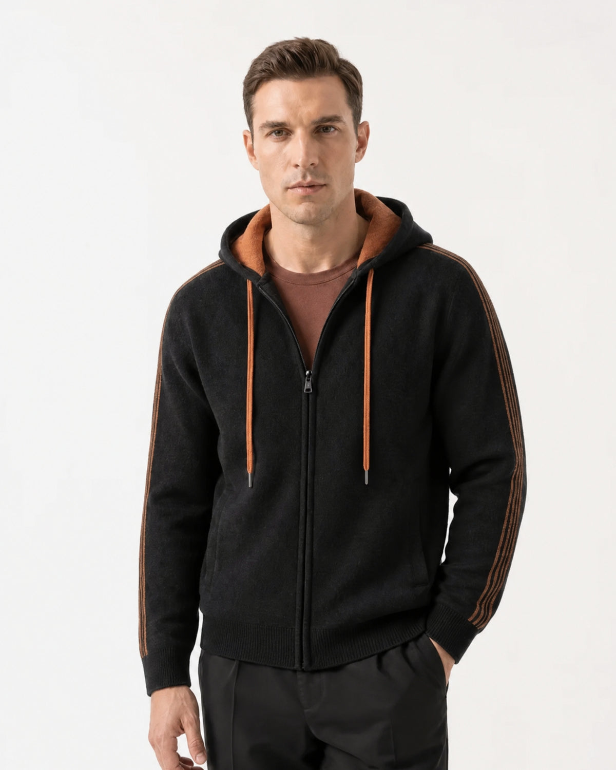 Munich Heavyweight Cashmere Zip-Up Hoodie