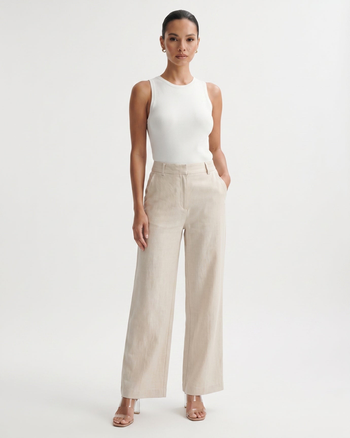 Olivia Leg Linen Pants