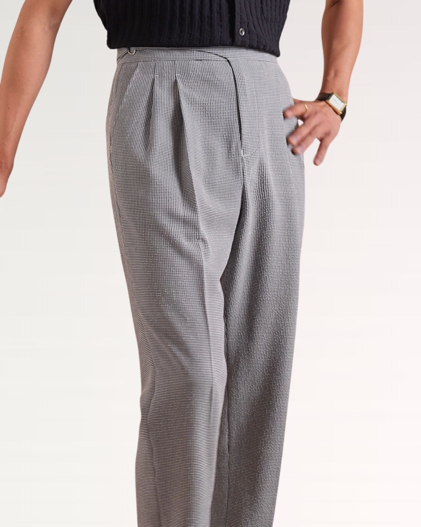 Italian business trousers combining comfort and polished style