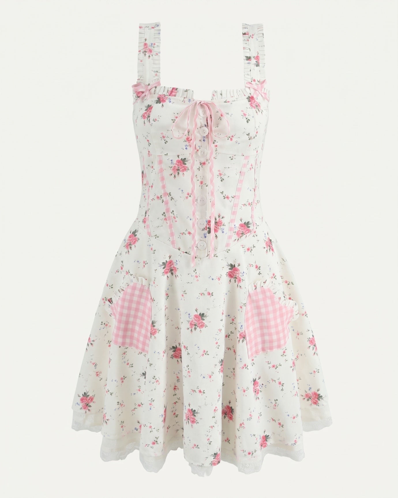 Sweet Floral Mini Dress
