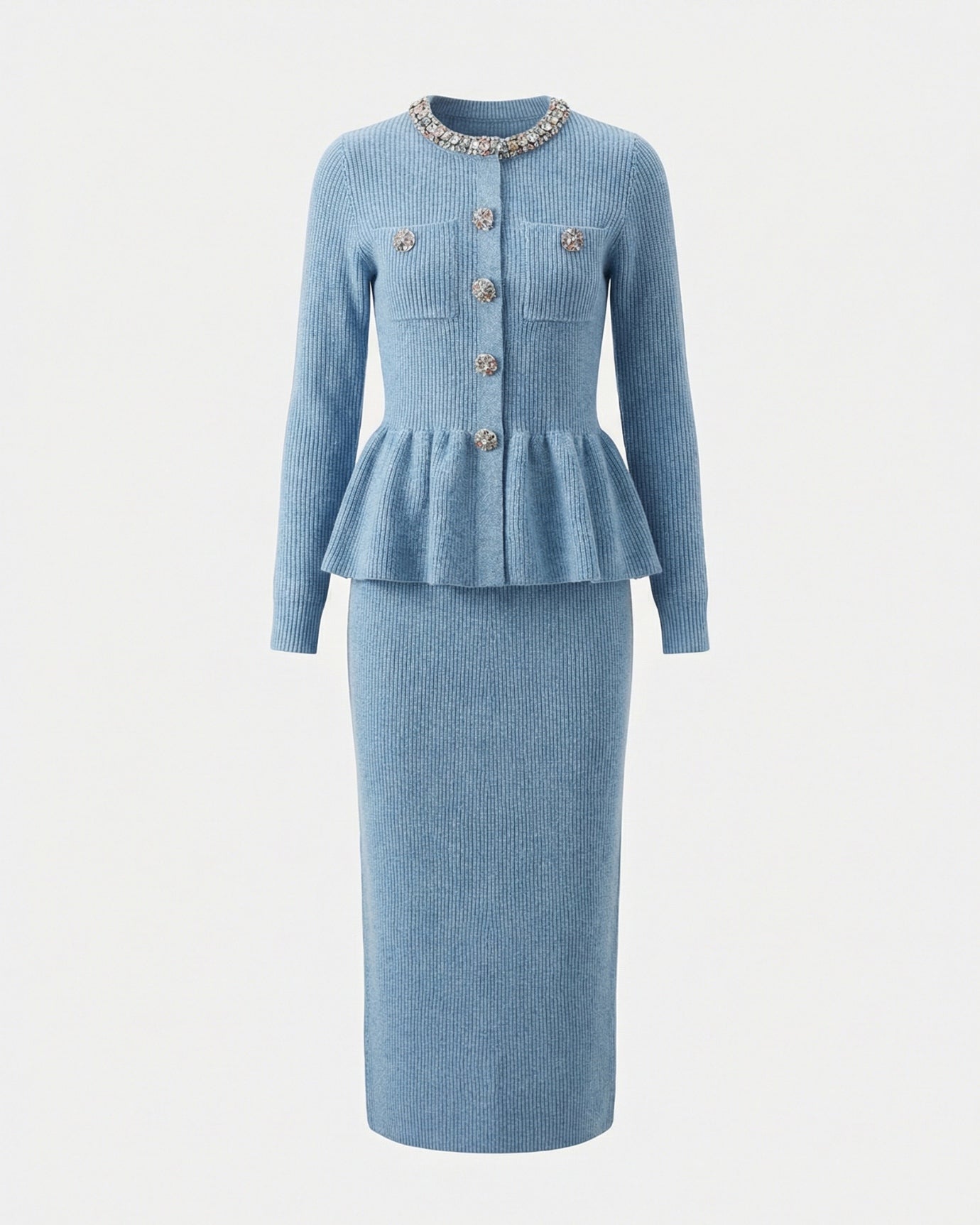 Roma Set Knitted Jacket & Skirt