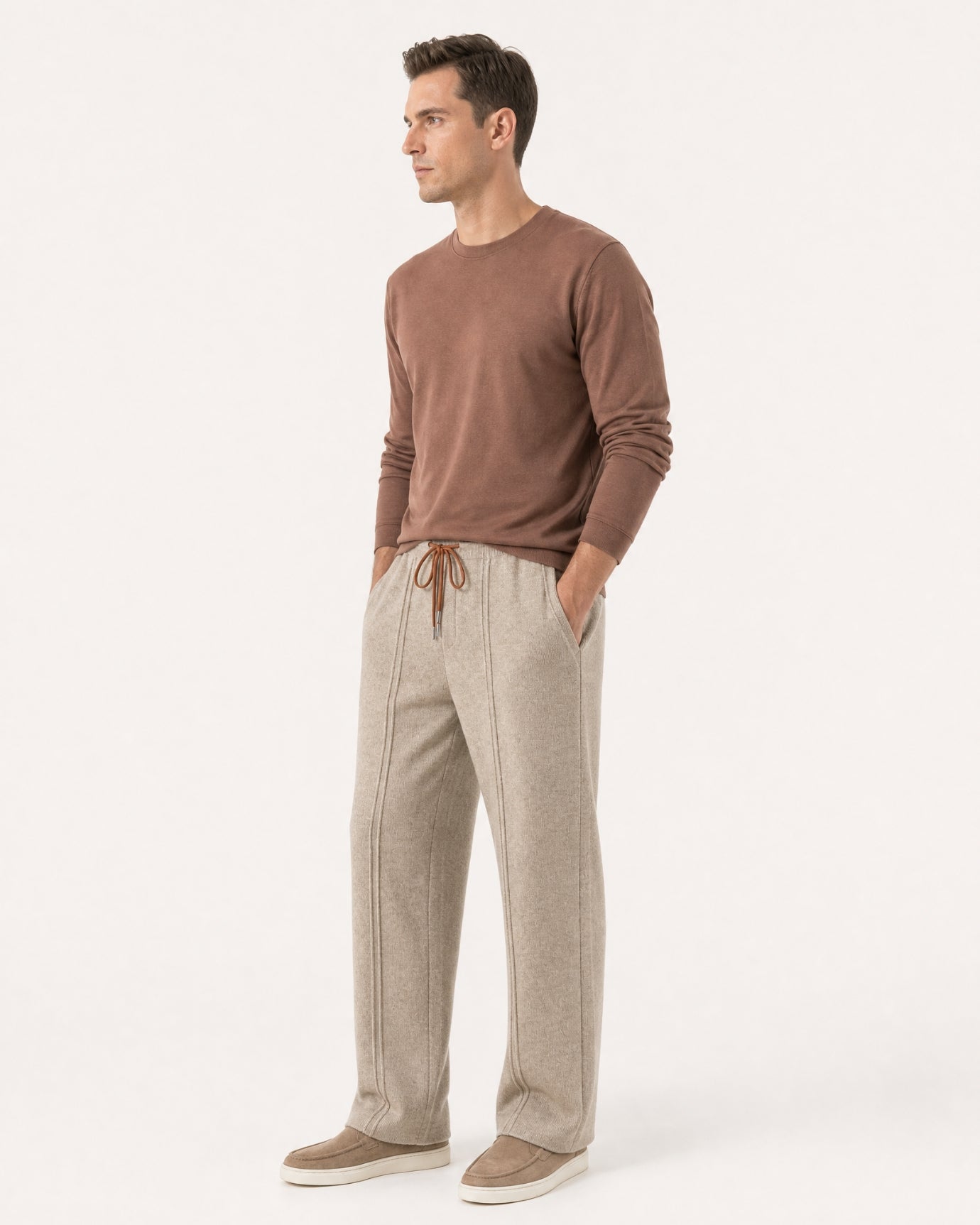 Cashmere Knit Slim-Fit Pants Limited Edition