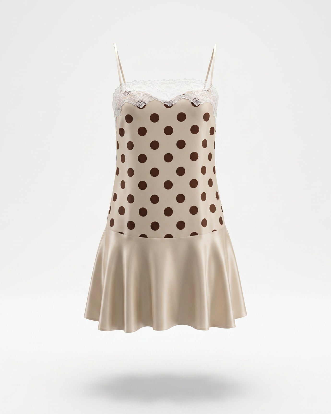 Dreamy Polka Dot Suspender Dress